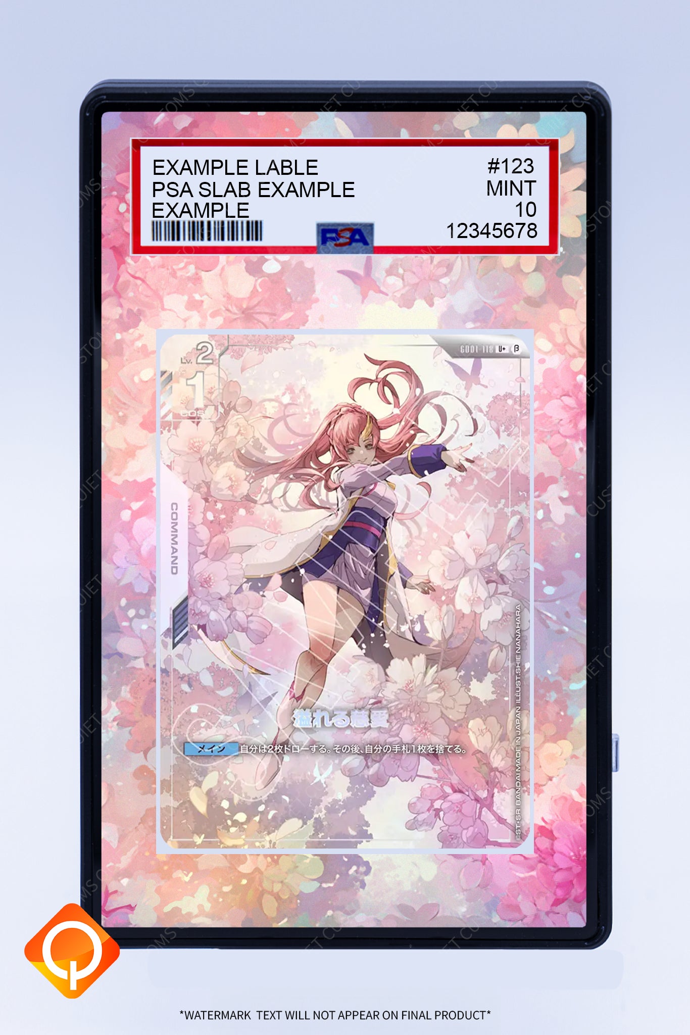 Overflowing Affection GD01-118 | Gundam | (Graded) Case