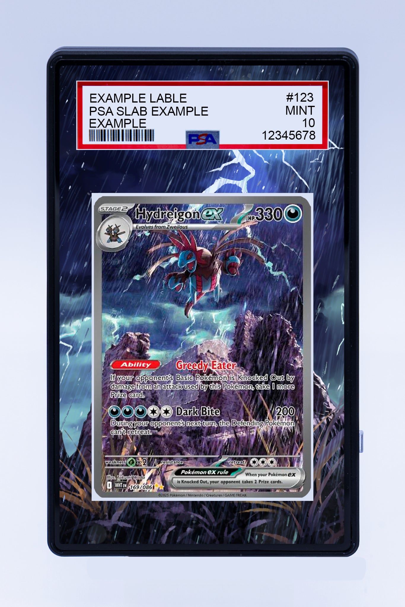 Hydreigon EX 169 086 (Graded) Case