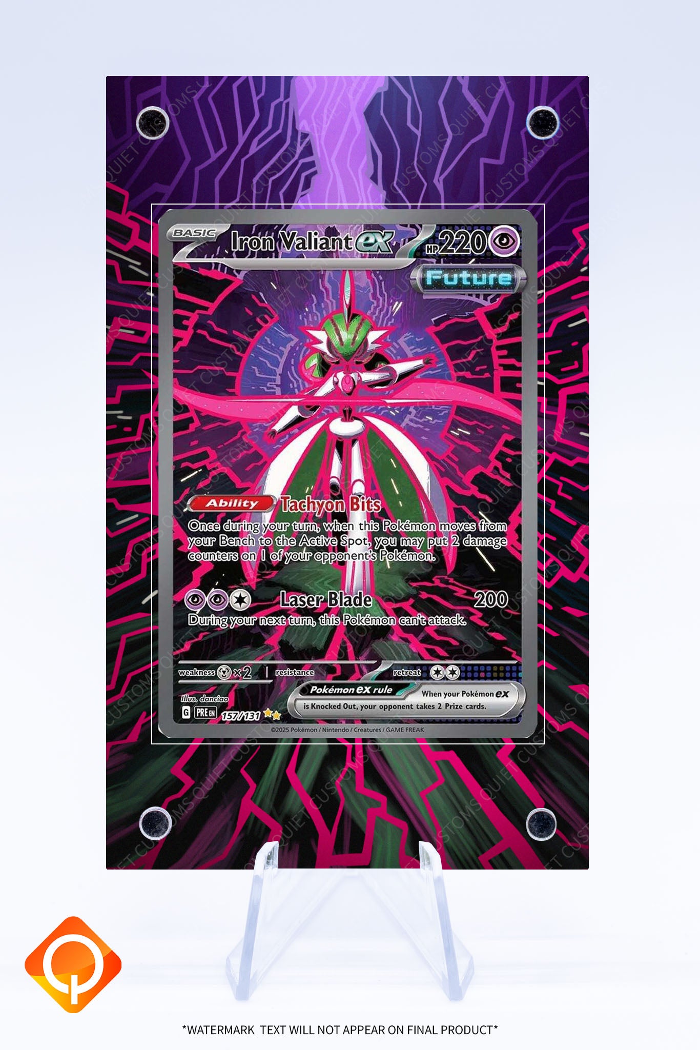 Iron Valiant EX 157 131 Case | Art Guard (Ungraded)