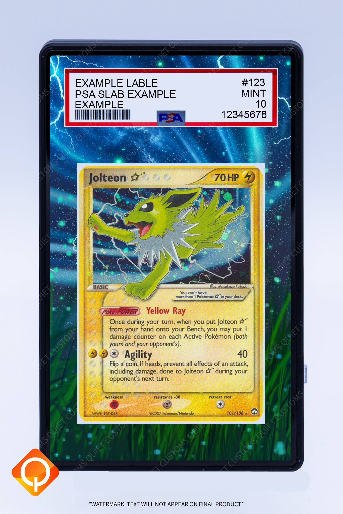 Jolteon 101 108 (Graded) Case