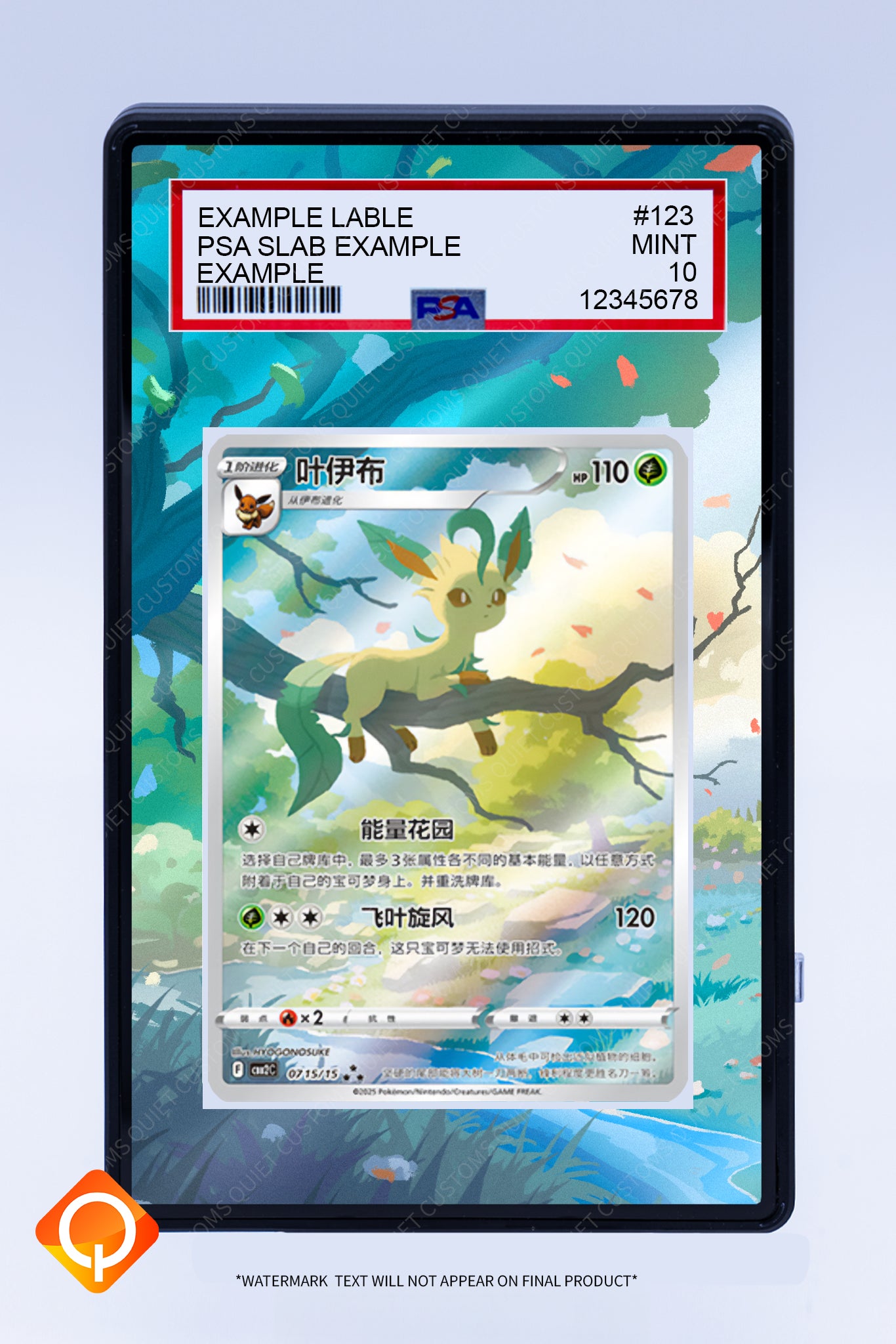 Leafeon 0715 15 (Graded) Case