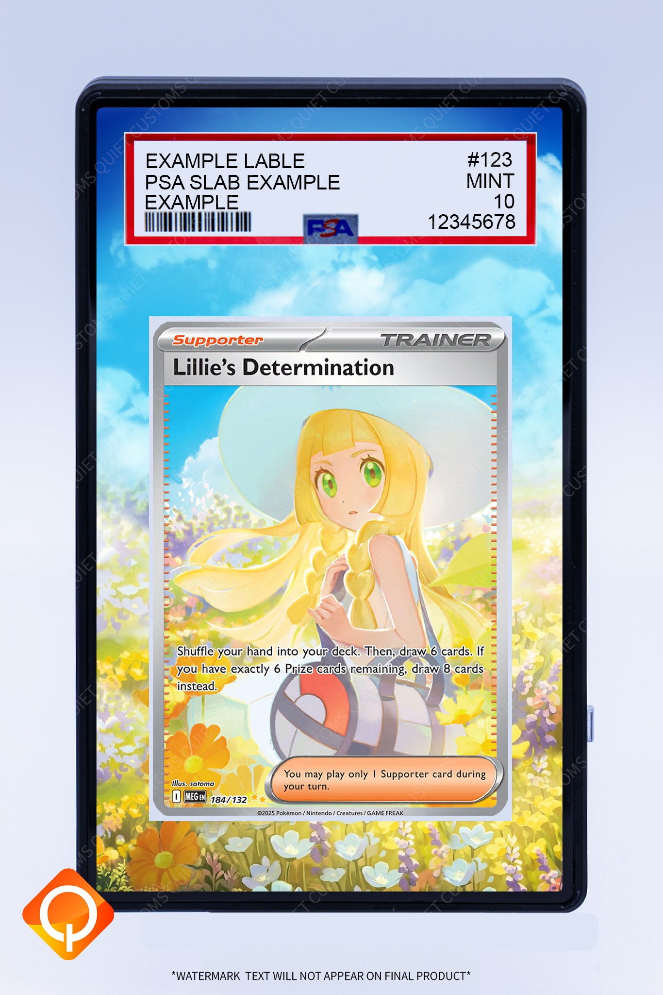 Lillies Determination 184 132 (Graded) Case
