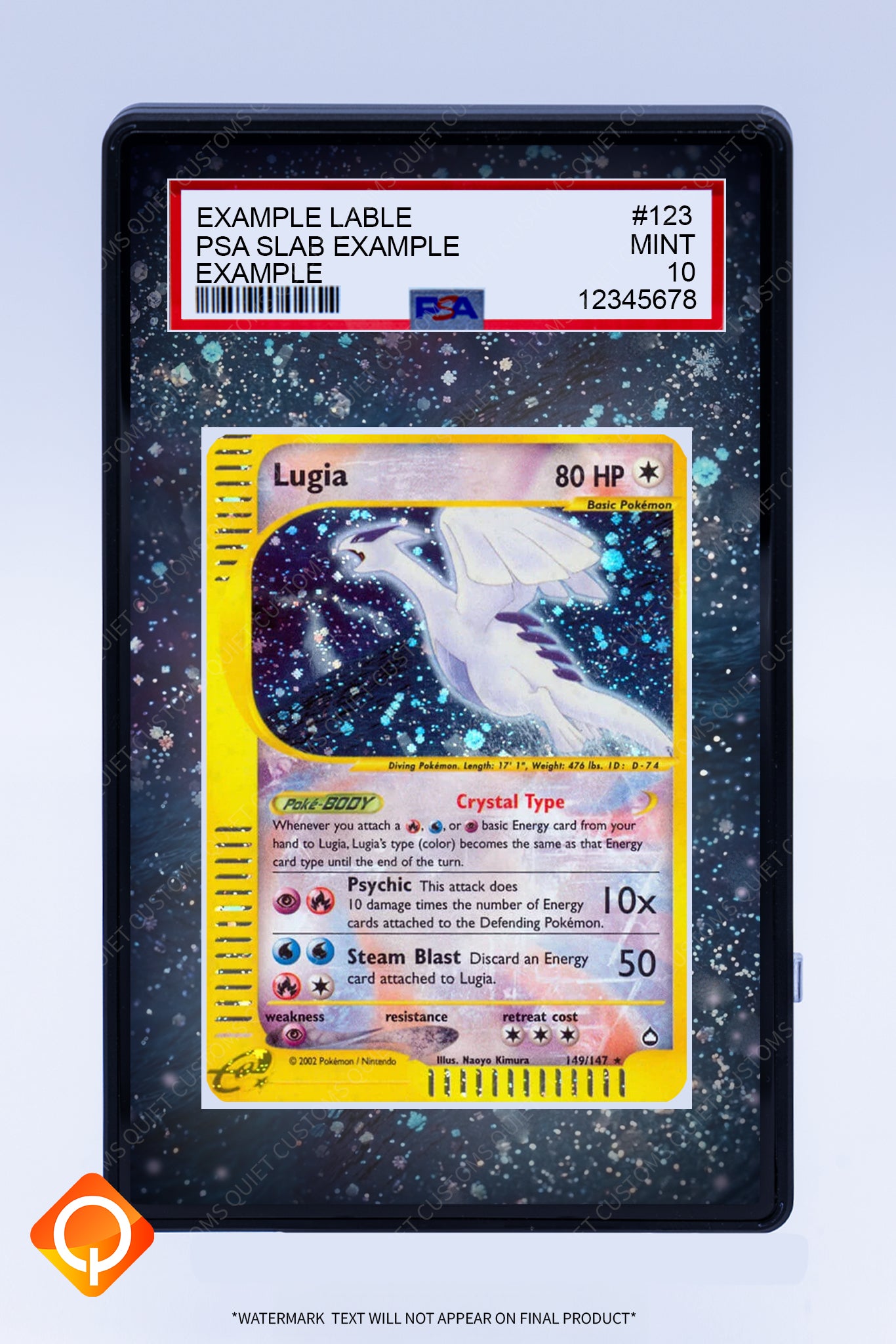 Lugia 149 147 (Graded) Case