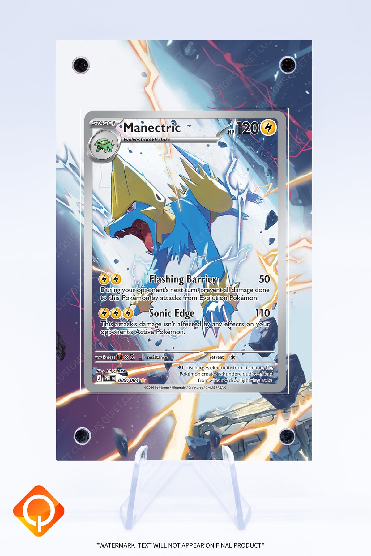 Manectric 089 084 Case | Art Guard (Ungraded)