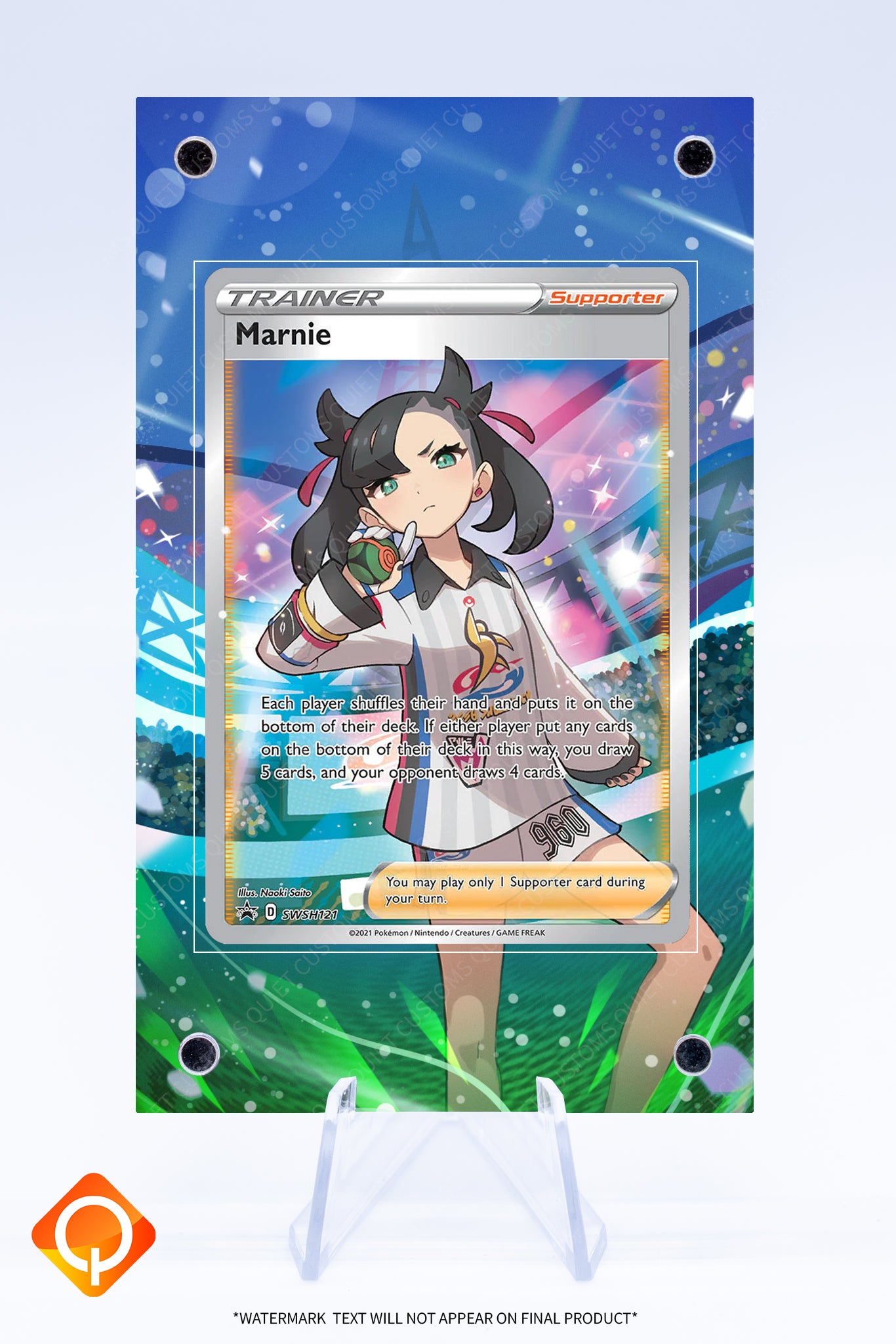 Marnie SWSH121 Promo Case | Art Guard (Ungraded)