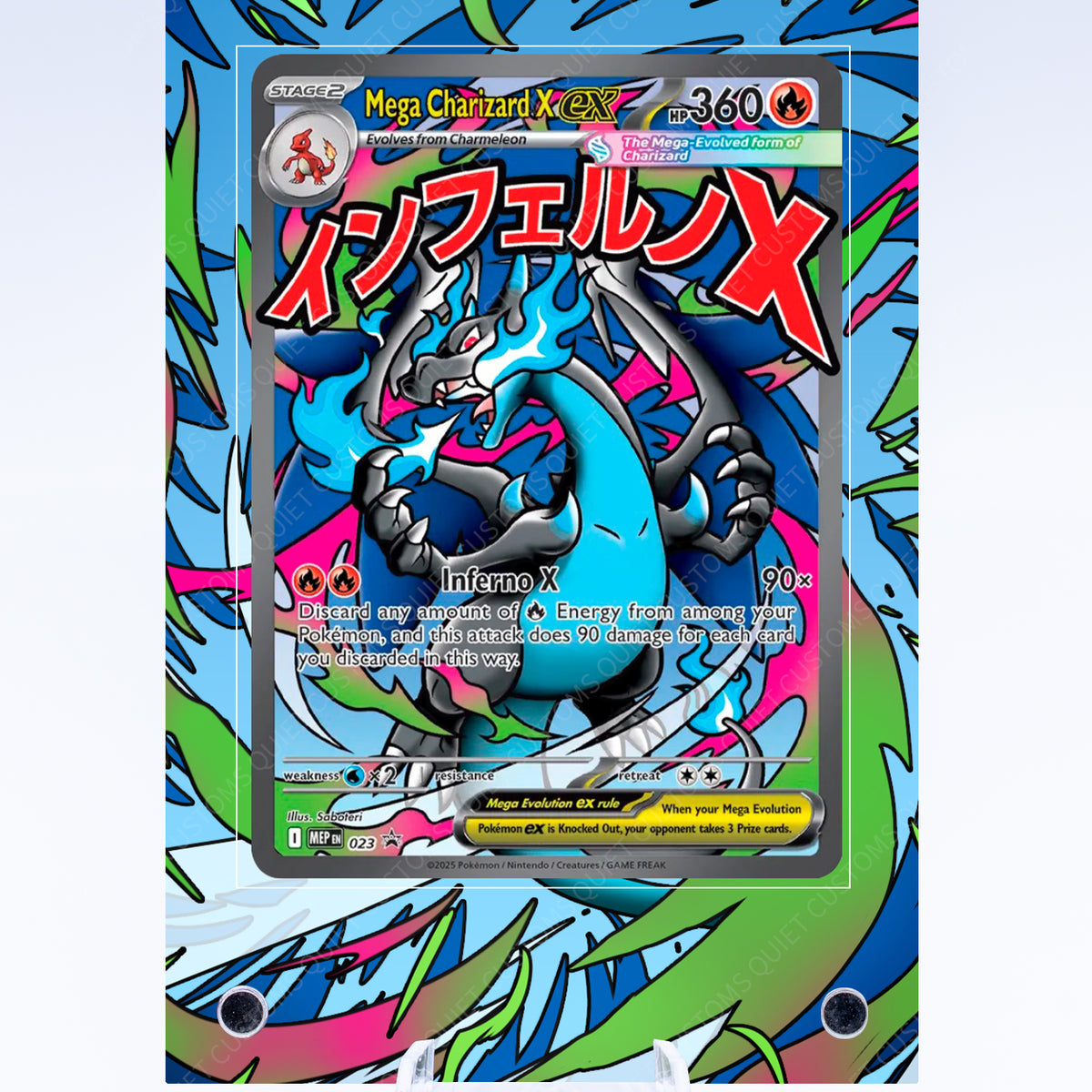 Charizard Mega X EX 023 Promo Case | Art Guard (Ungraded) Charizard Mega X EX 023 Promo Case | Art Guard (Ungraded)