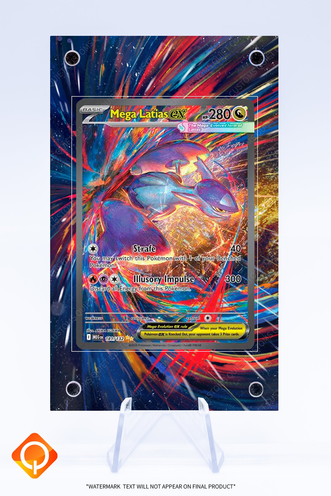 Latias EX 181 132 (Mega) Case | Art Guard (Ungraded)