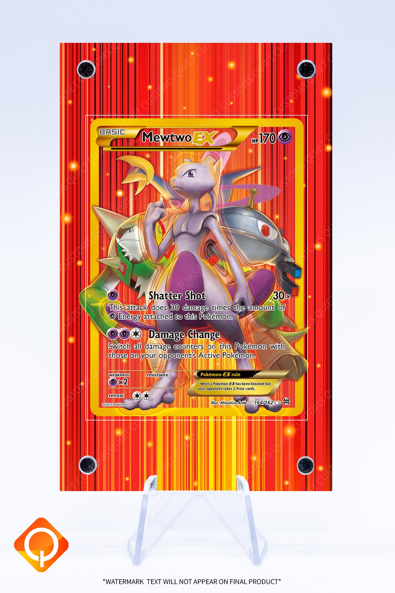 Mewtwo EX 164 162 Case | Art Guard (Ungraded)