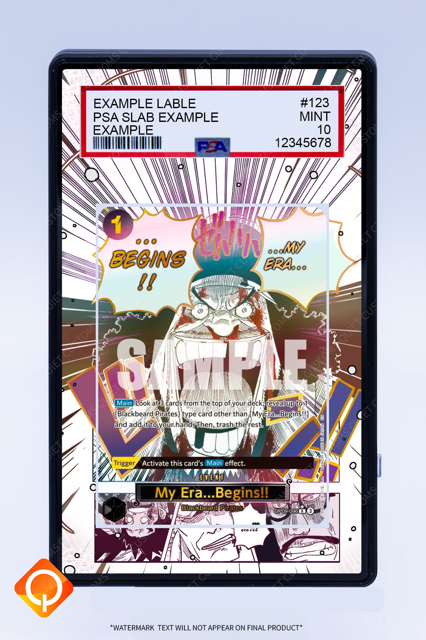 My Era Begins OP09-096 (Graded) Case