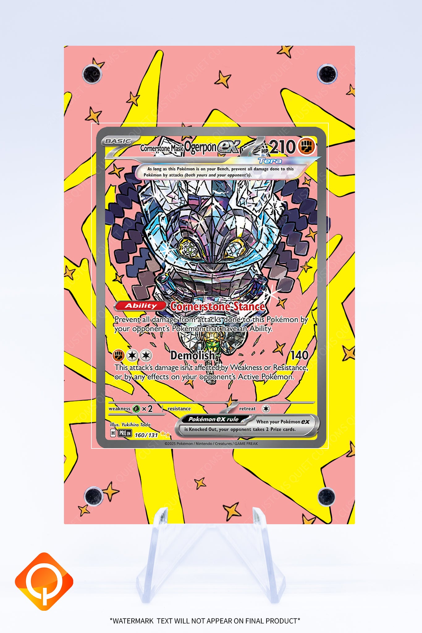 Ogerpon EX 160 131 Case | Art Guard (Ungraded)