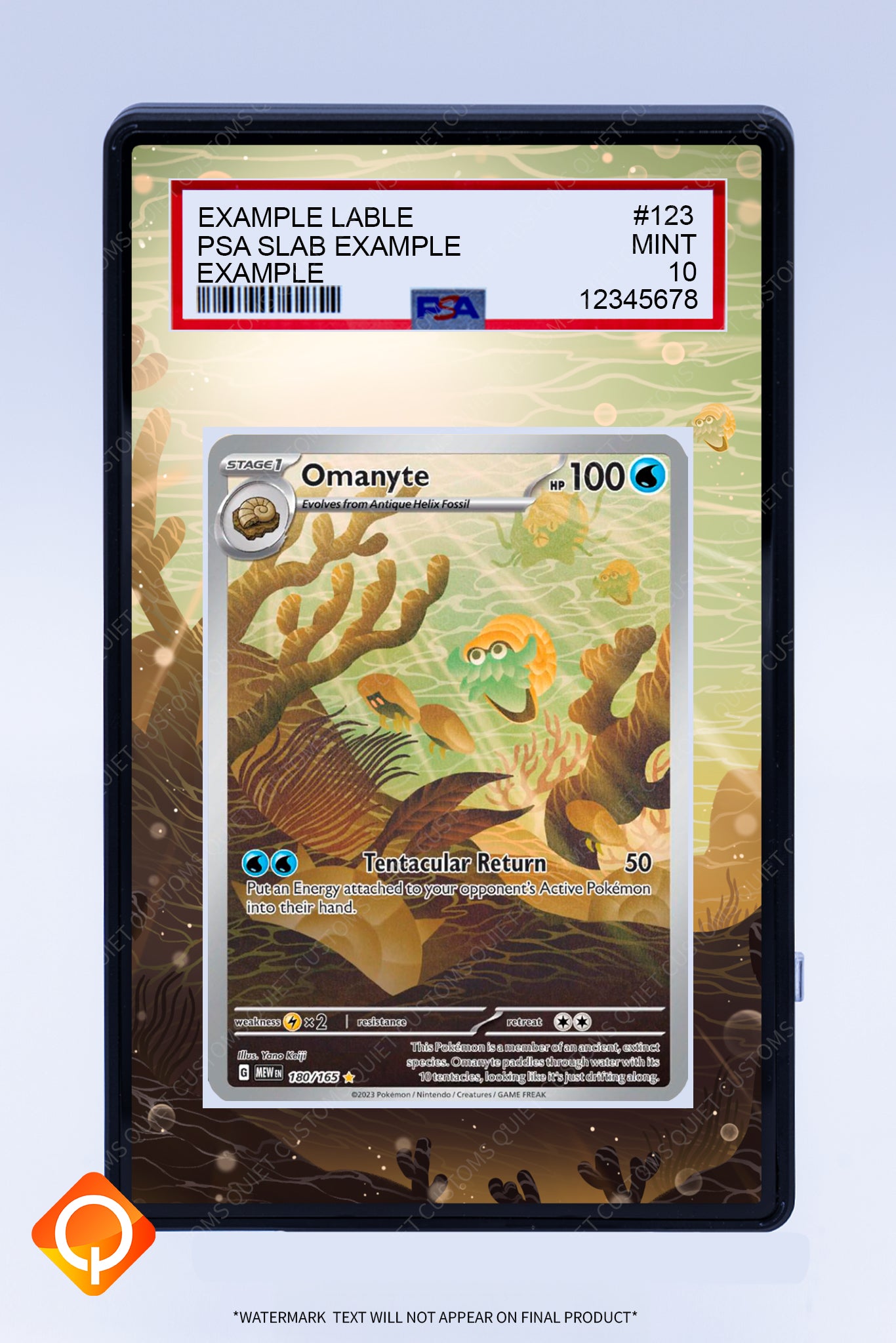 Omanyte 180 165 (Graded) Case