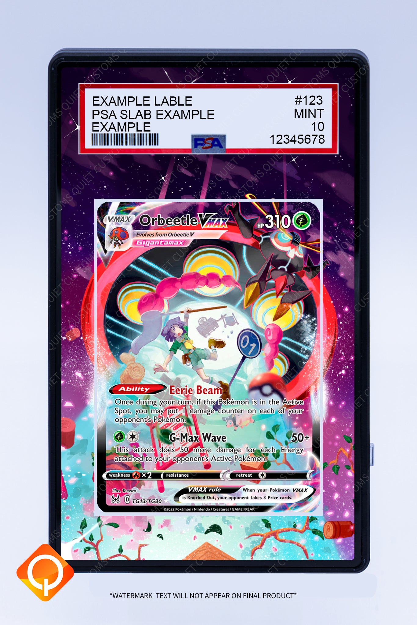 Orbeetle VMAX TG13 (Graded) Case