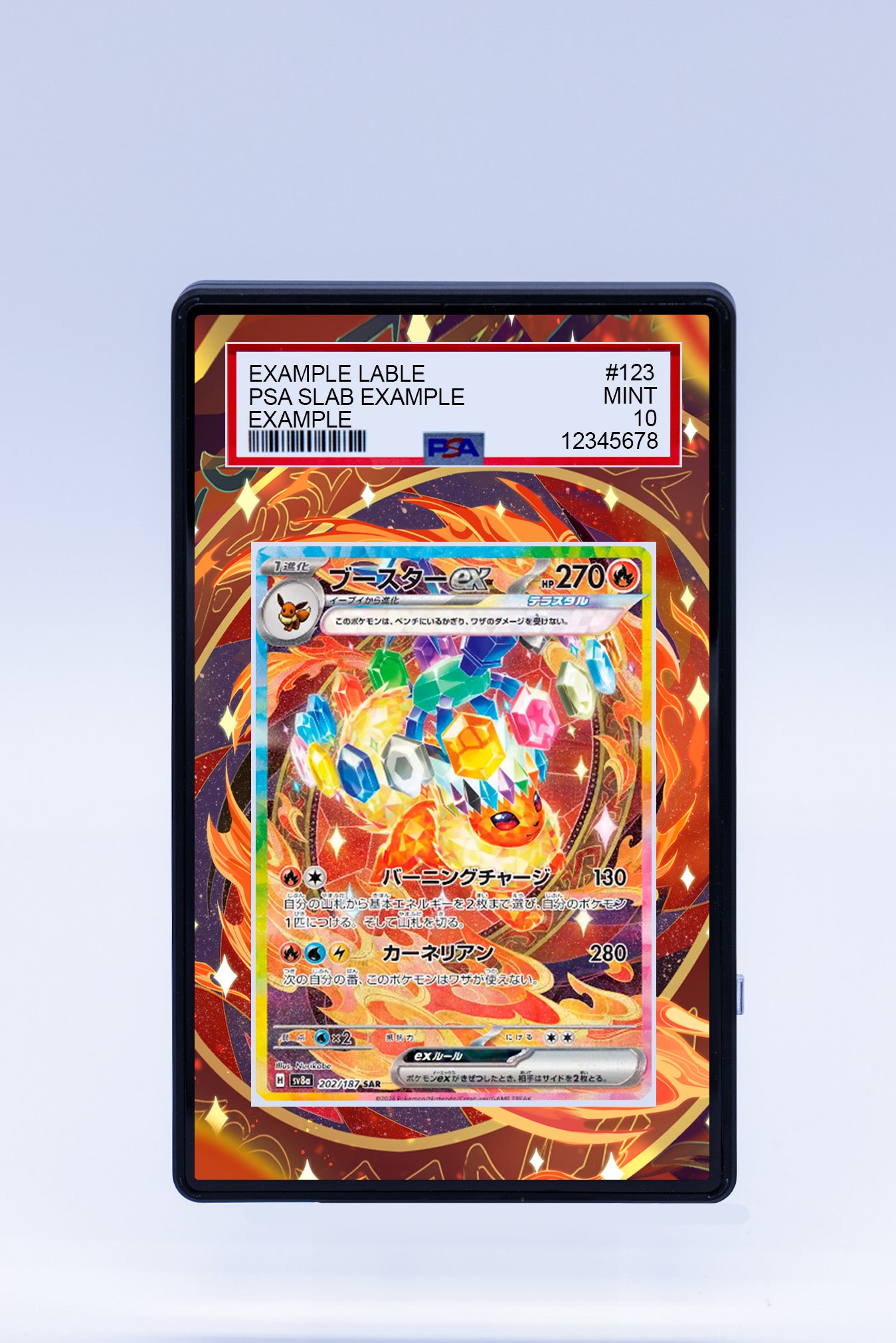 Flareon EX 146 131 (Graded) Case