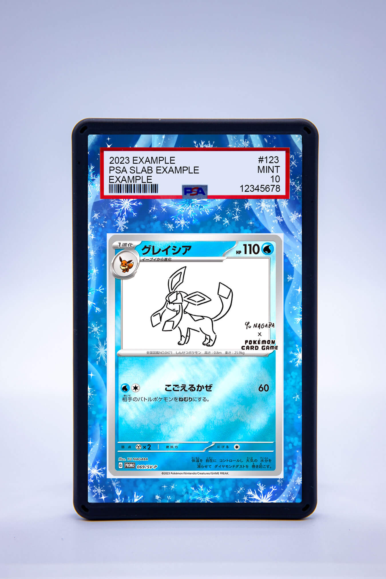 Glaceon 069 SV-P Yu Nagaba (Graded) Case