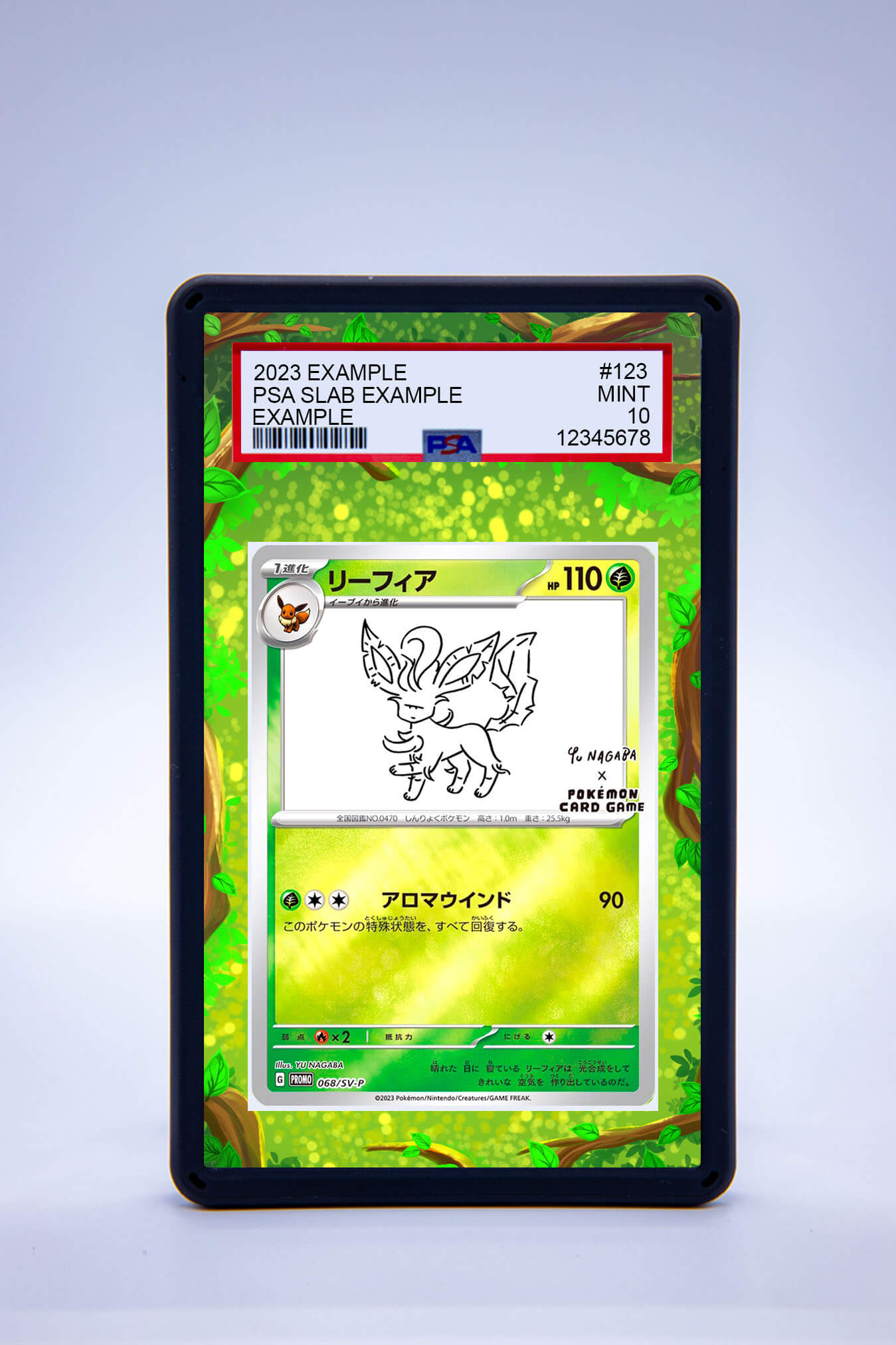 Leafeon 068 SV-P Yu Nagaba (Graded) Case