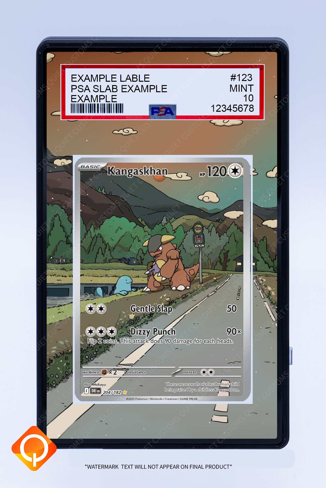 Kangaskhan 204 182 (Graded) Case