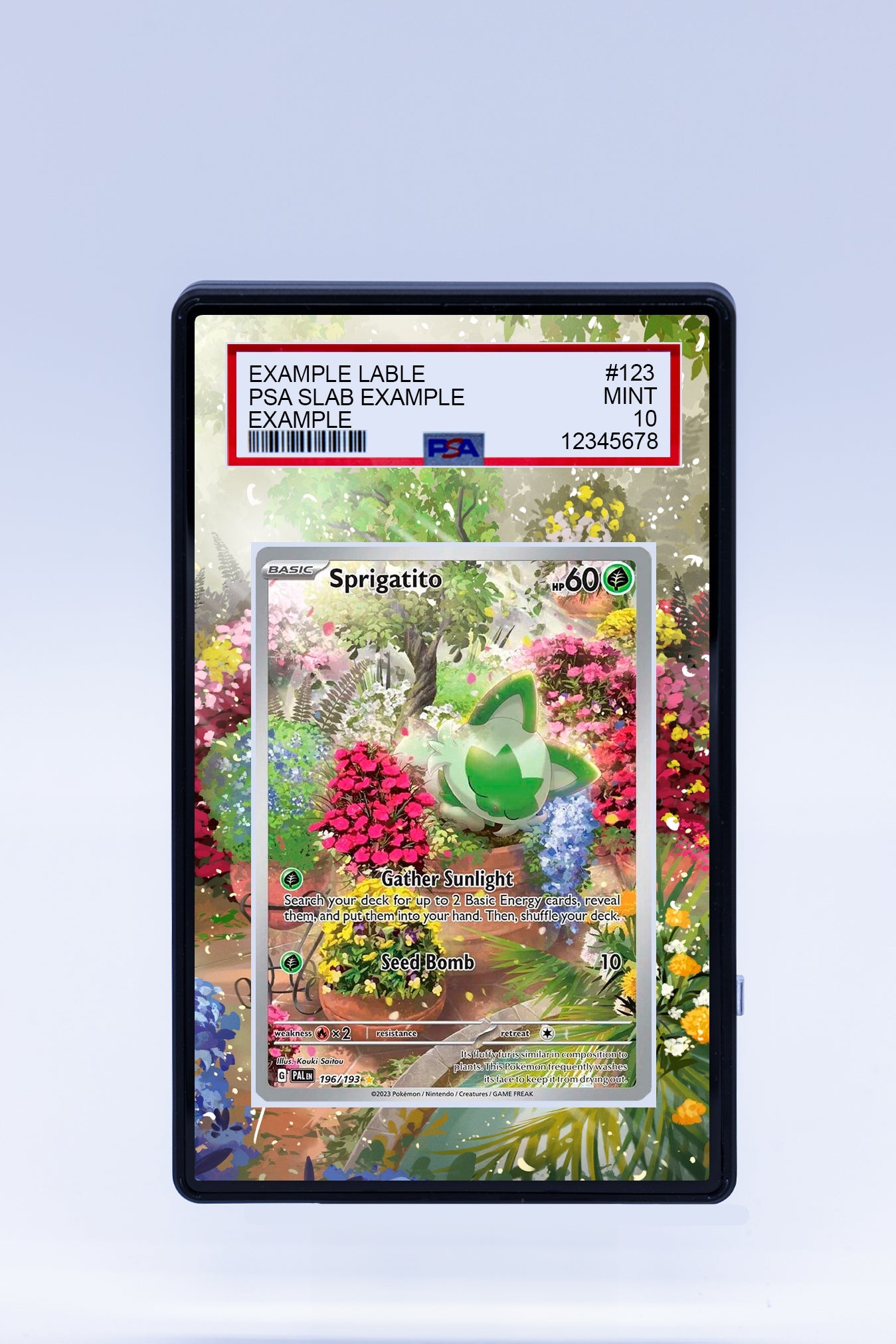 Sprigatito 196 193 (Graded) Case