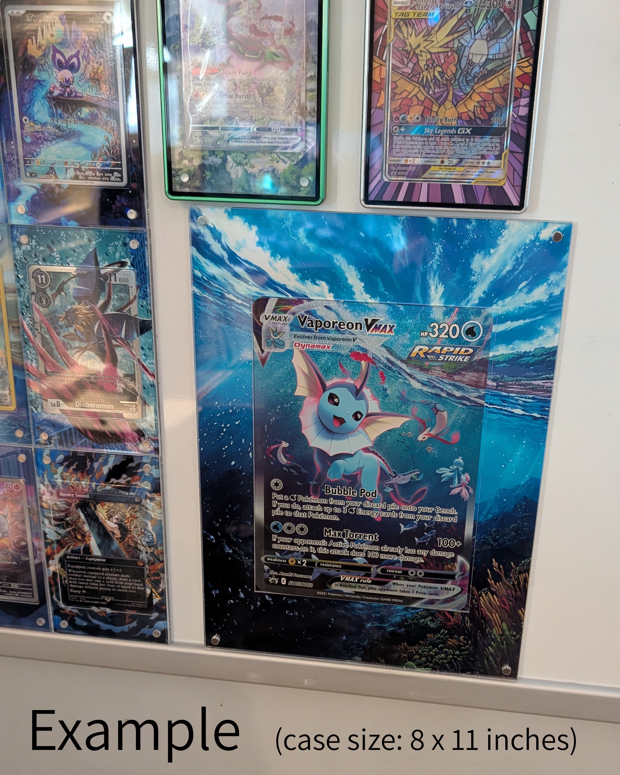 JUMBO Vaporeon VMAX Case | Art Guard (Ungraded)