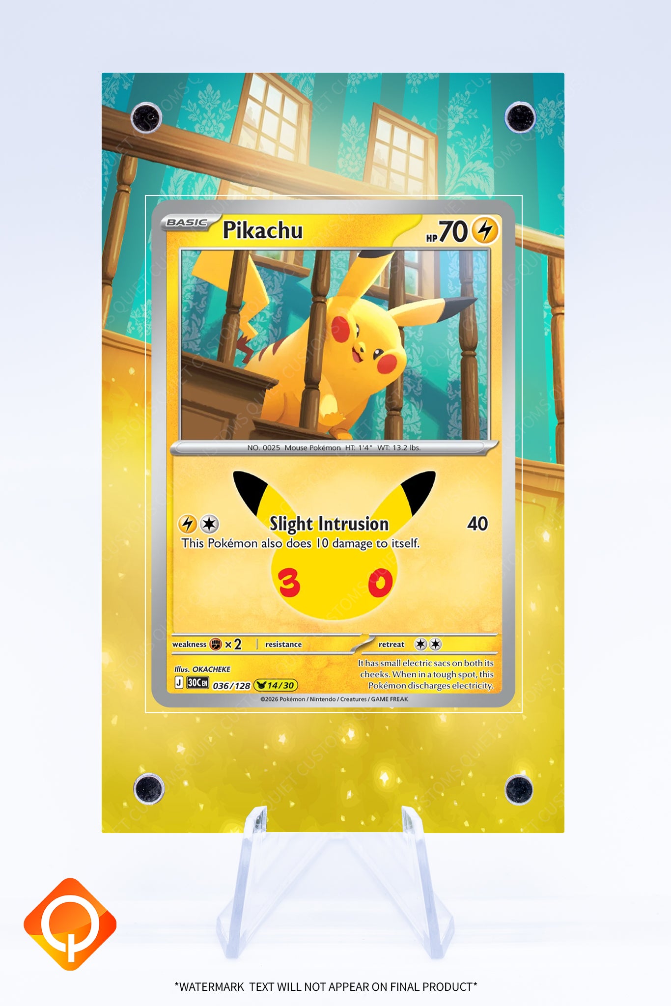 Pikachu 026 128 Case | Art Guard (Ungraded)