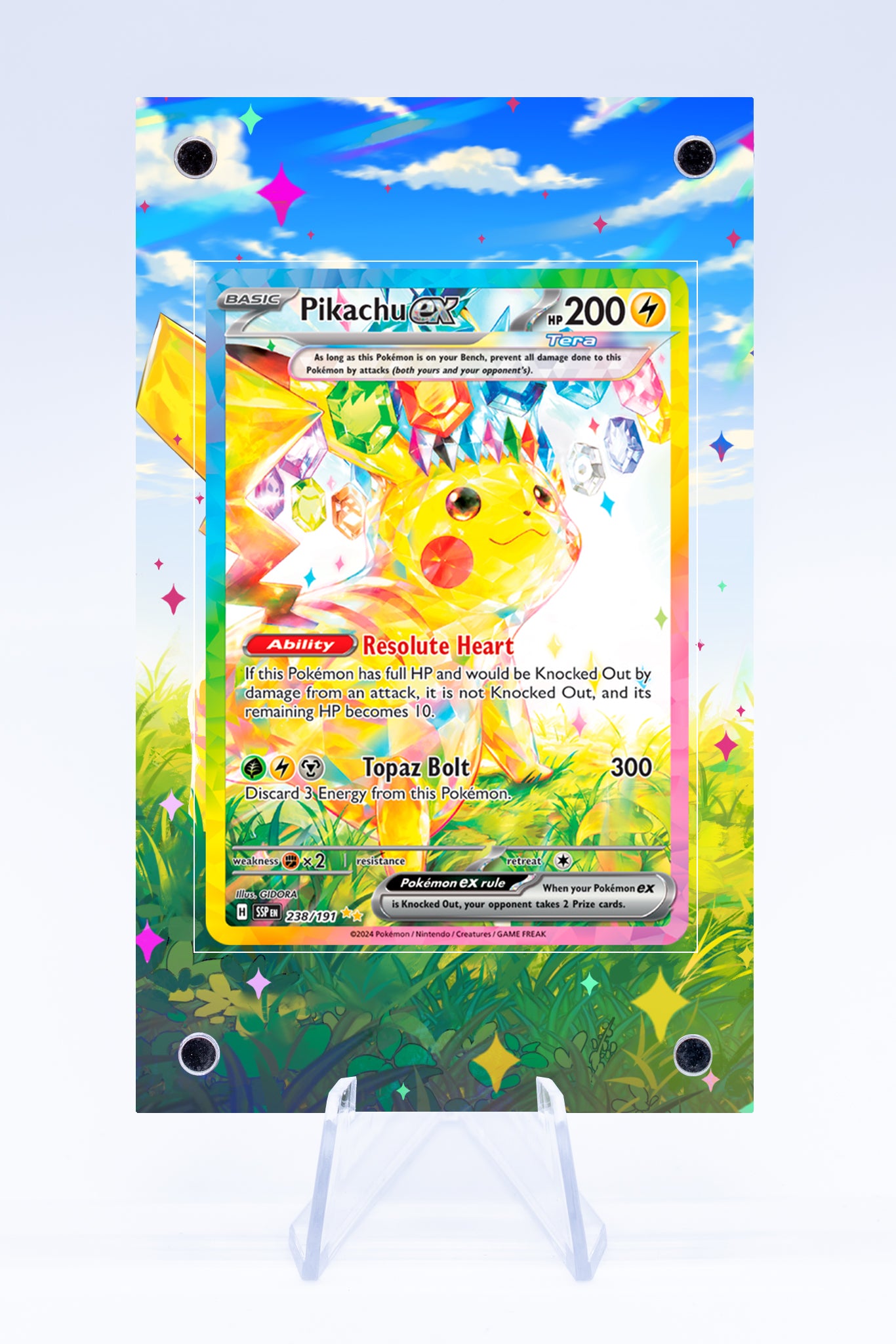 大人 可愛い 服  238 EX Pikachu 191 (Ungraded) Guard Art | Case ポケモンカードゲーム