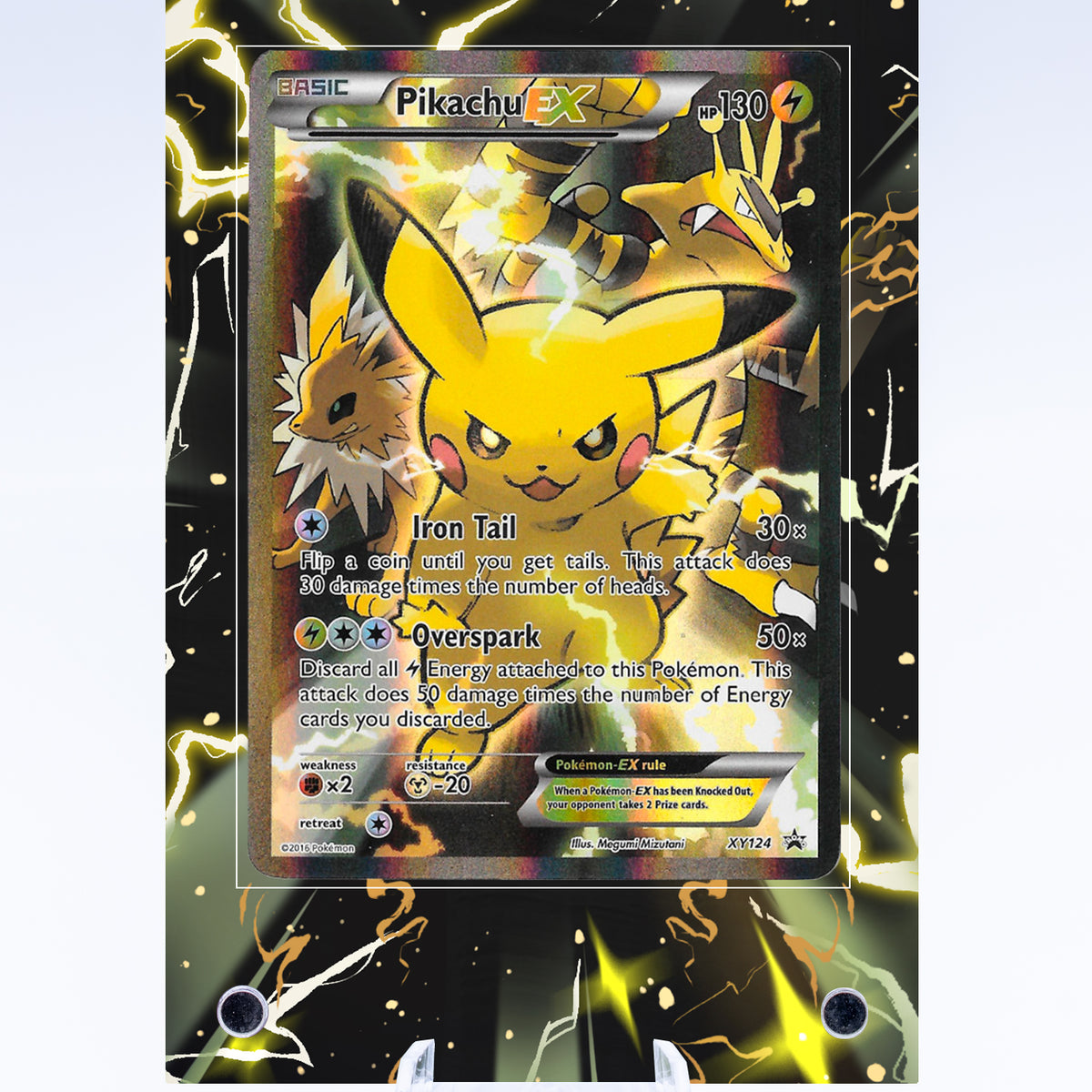 Pikachu XY124 Promo Case