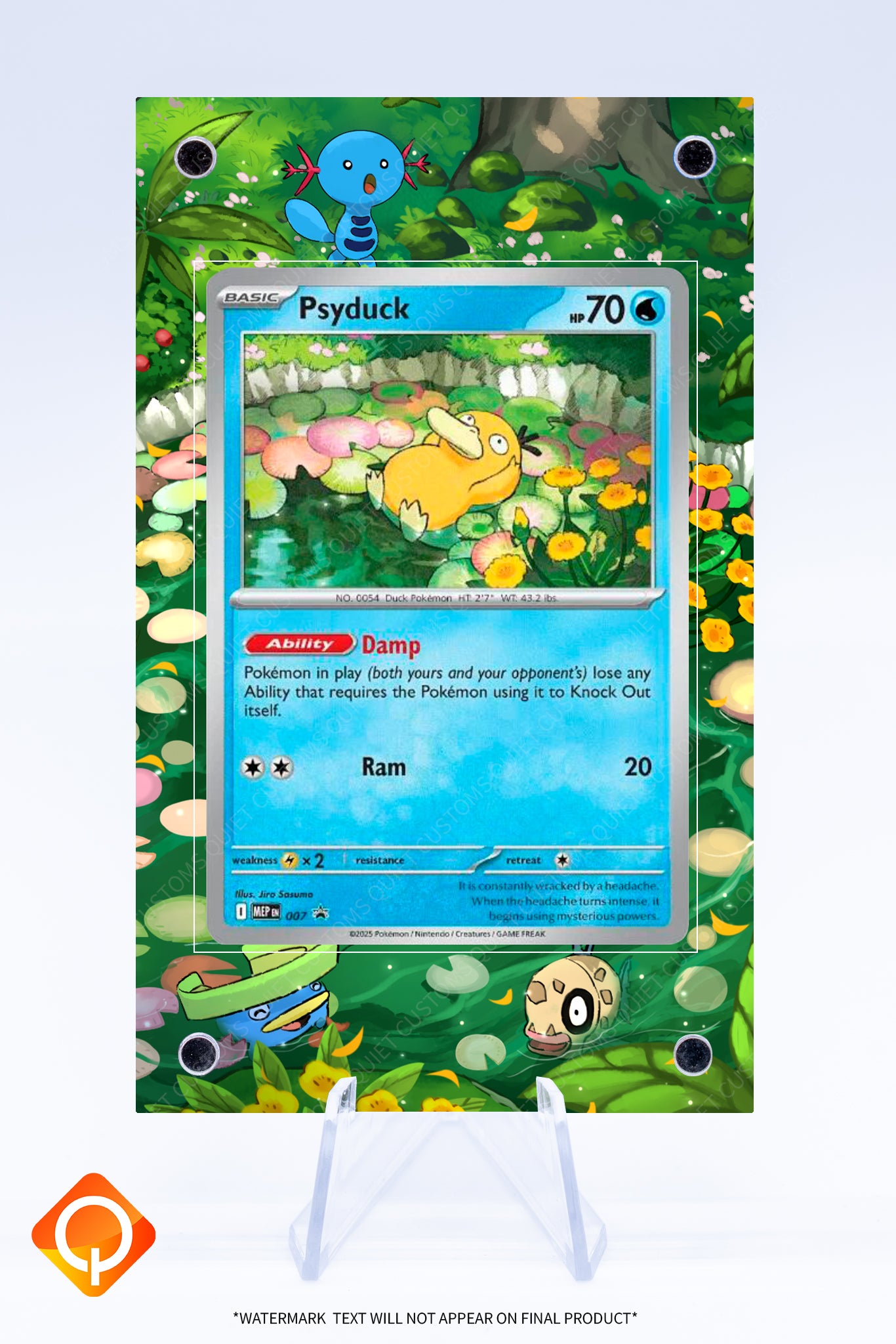 Psyduck 007 Promo Case | Art Guard (Ungraded)