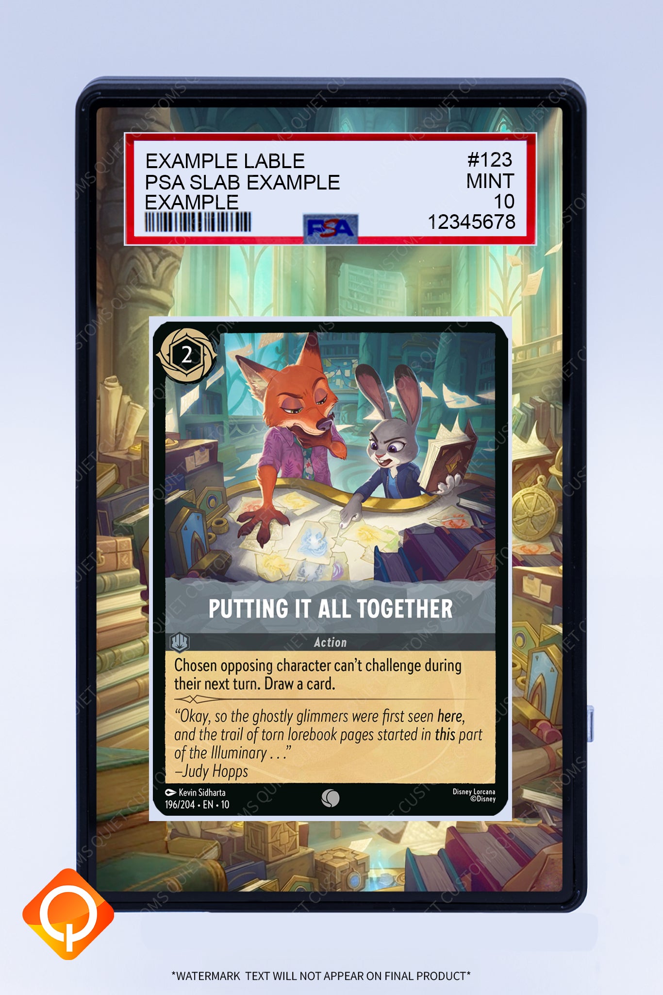 Putting it all Together 196 204 (Graded) Case