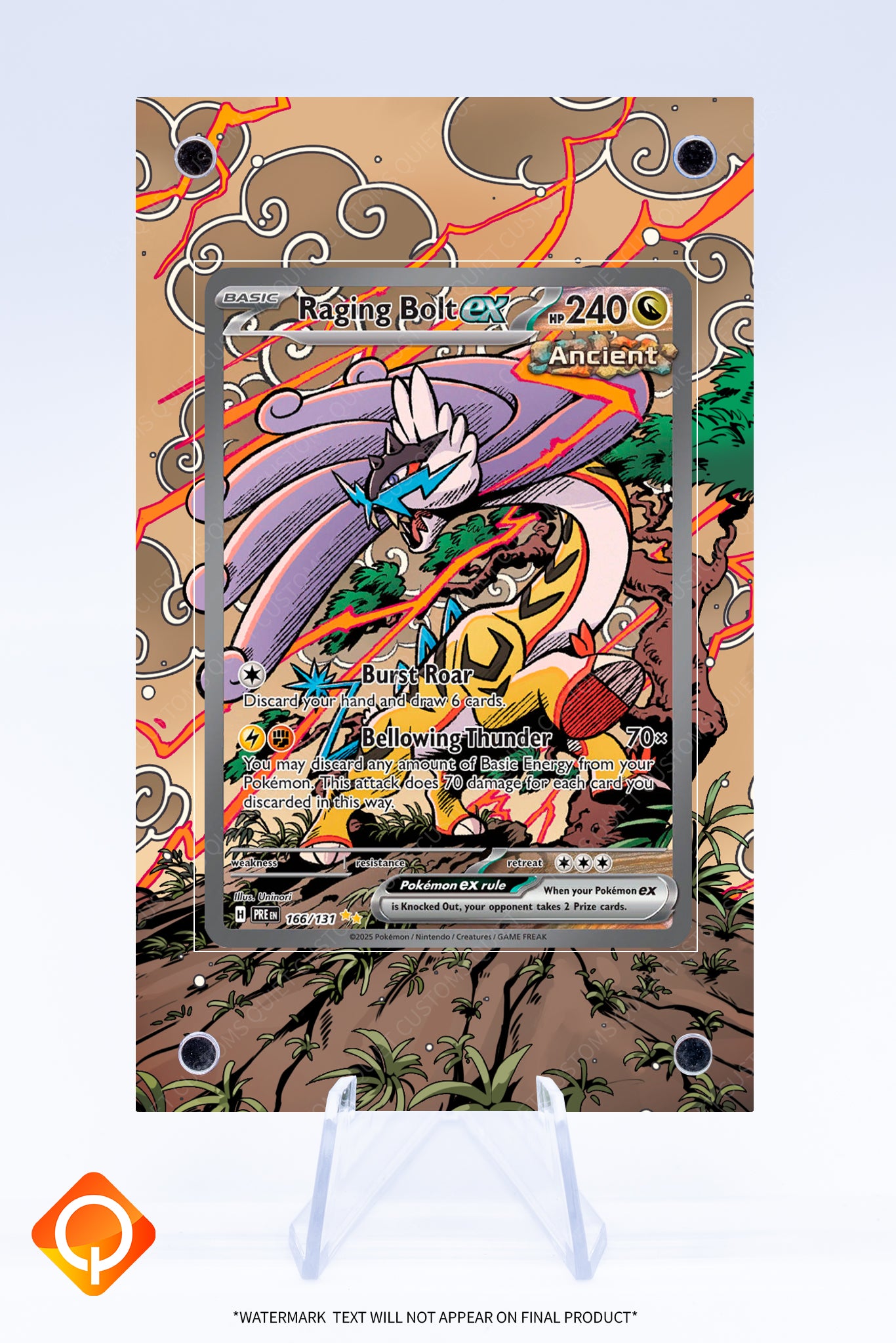 Raging Bolt EX 116 131 Case | Art Guard (Ungraded)