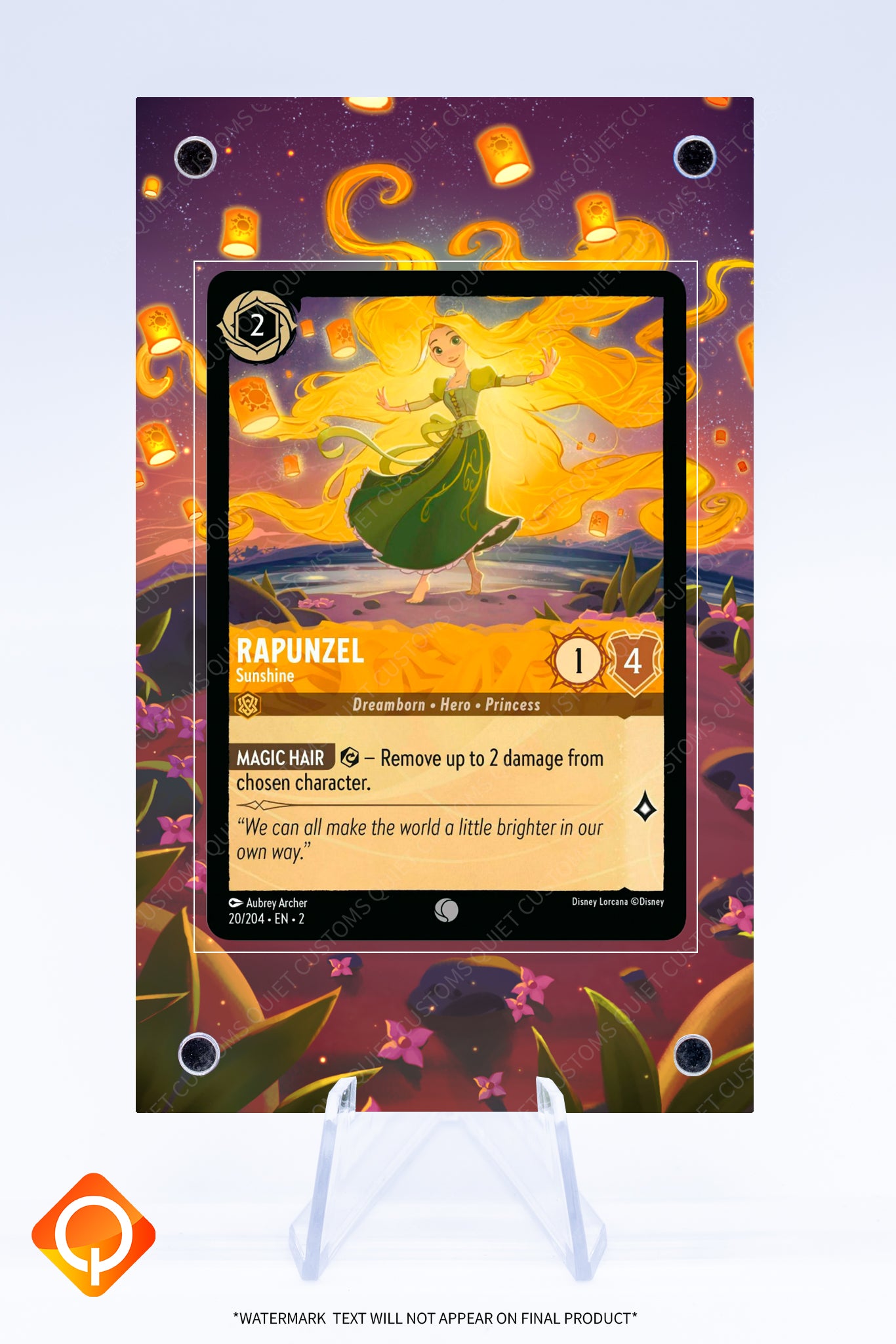 Rapunzel Sunshine 20 2024 Case | Art Guard (Ungraded)