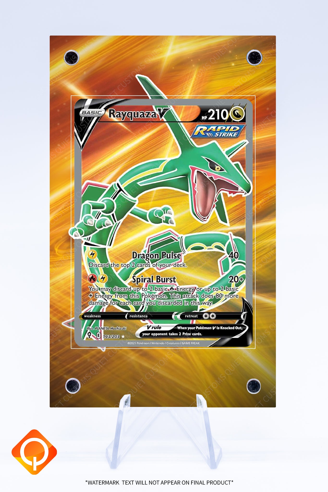 Rayquaza V 193 203 Case | Art Guard (Ungraded)
