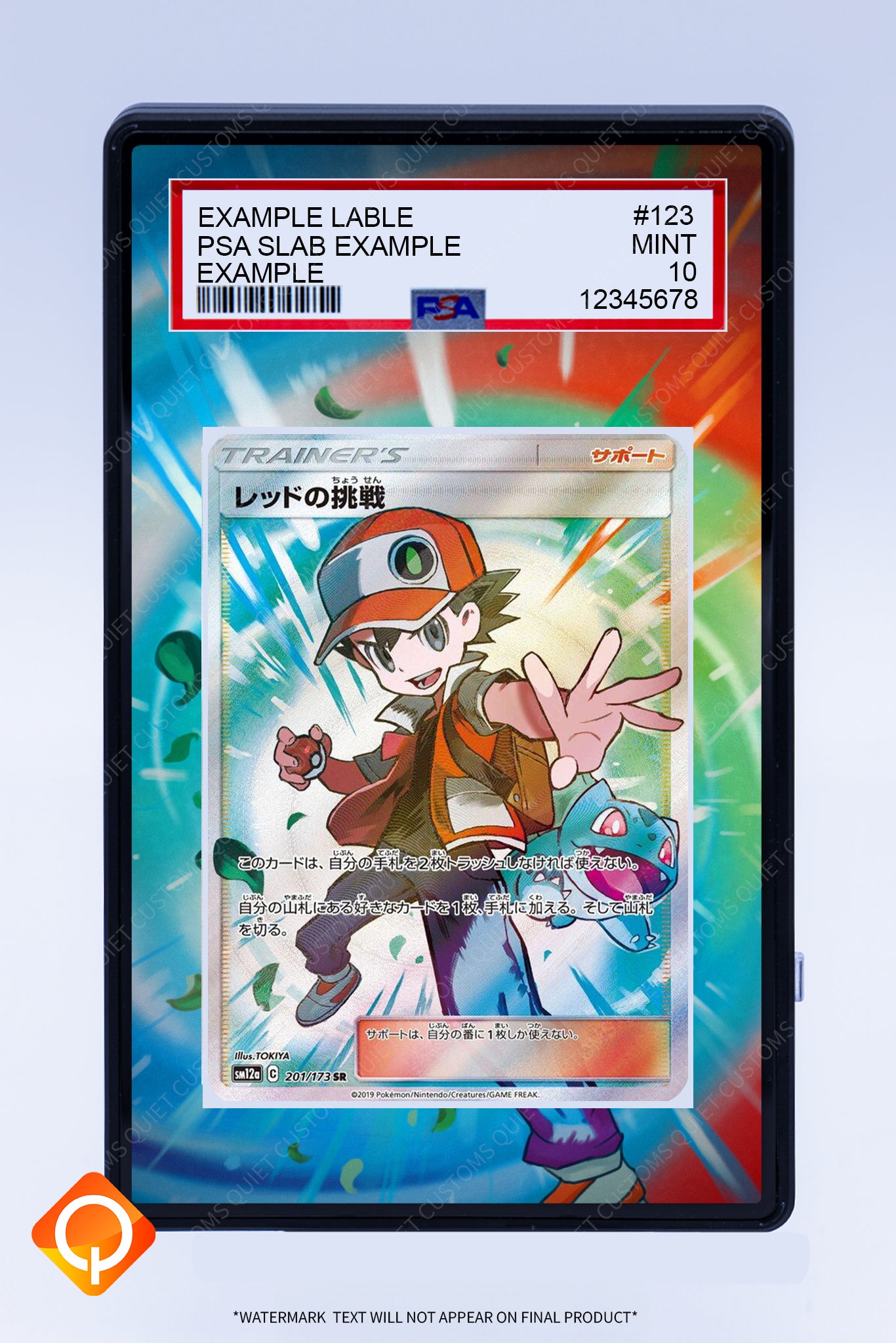 Red's Challenge 201 173 (Graded) Case