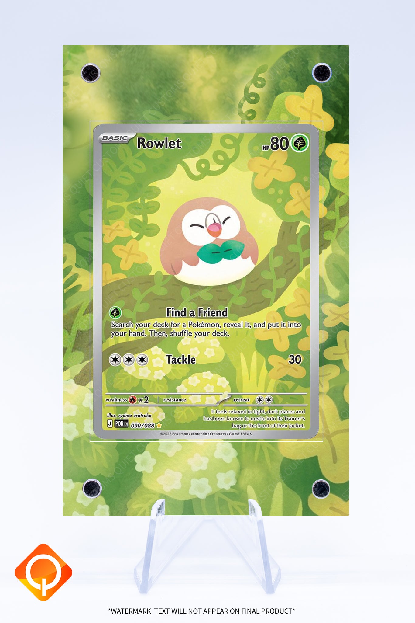Rowlet 090 088 Case | Art Guard (Ungraded)