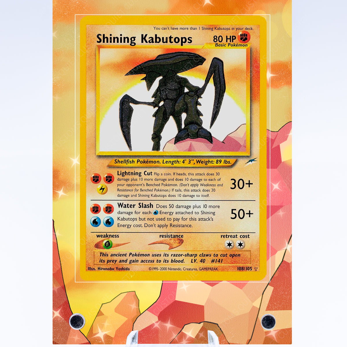 Kabutops (Shining) 108 105 Case