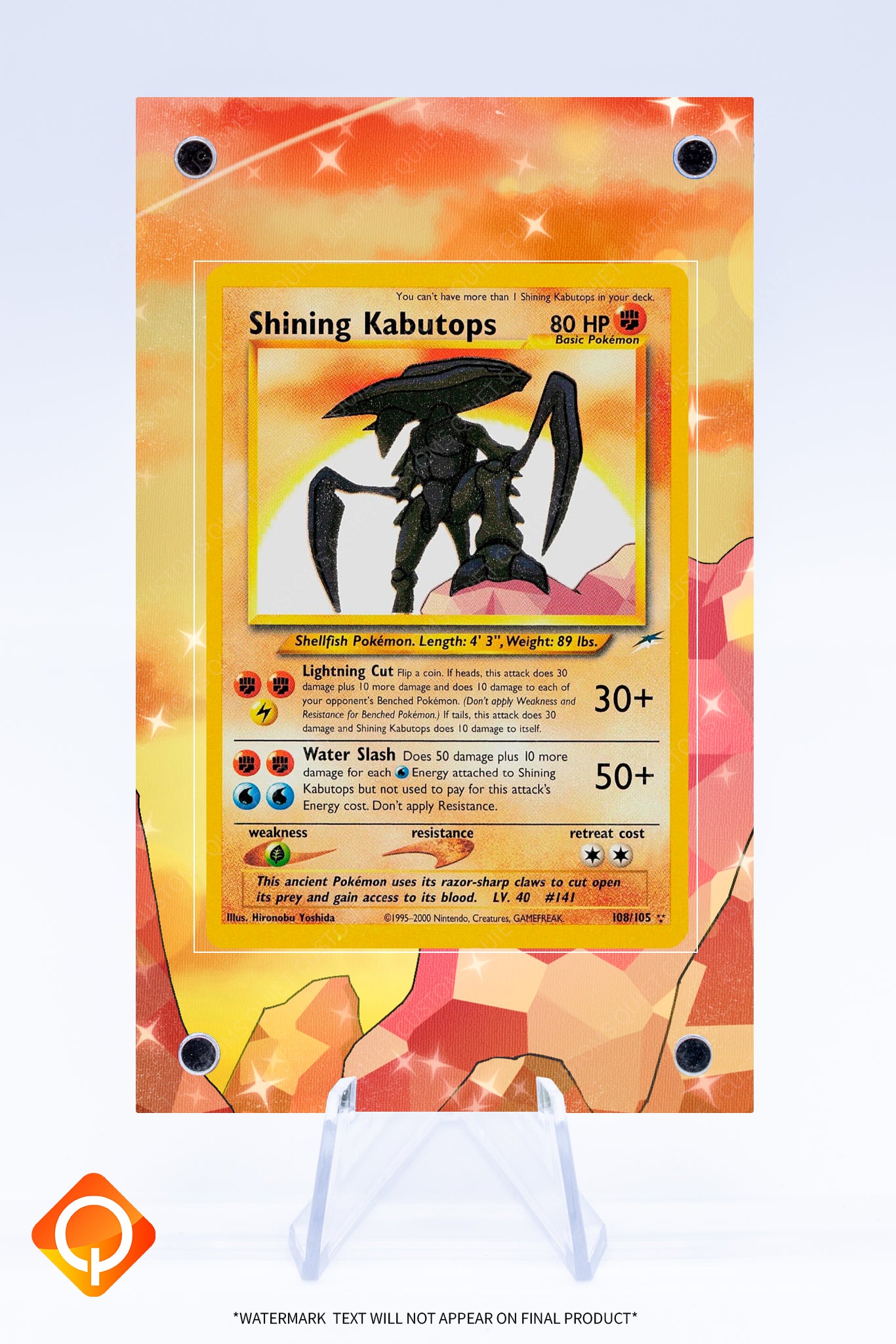 Kabutops (Shining) 108 105 Case | Art Guard (Ungraded)