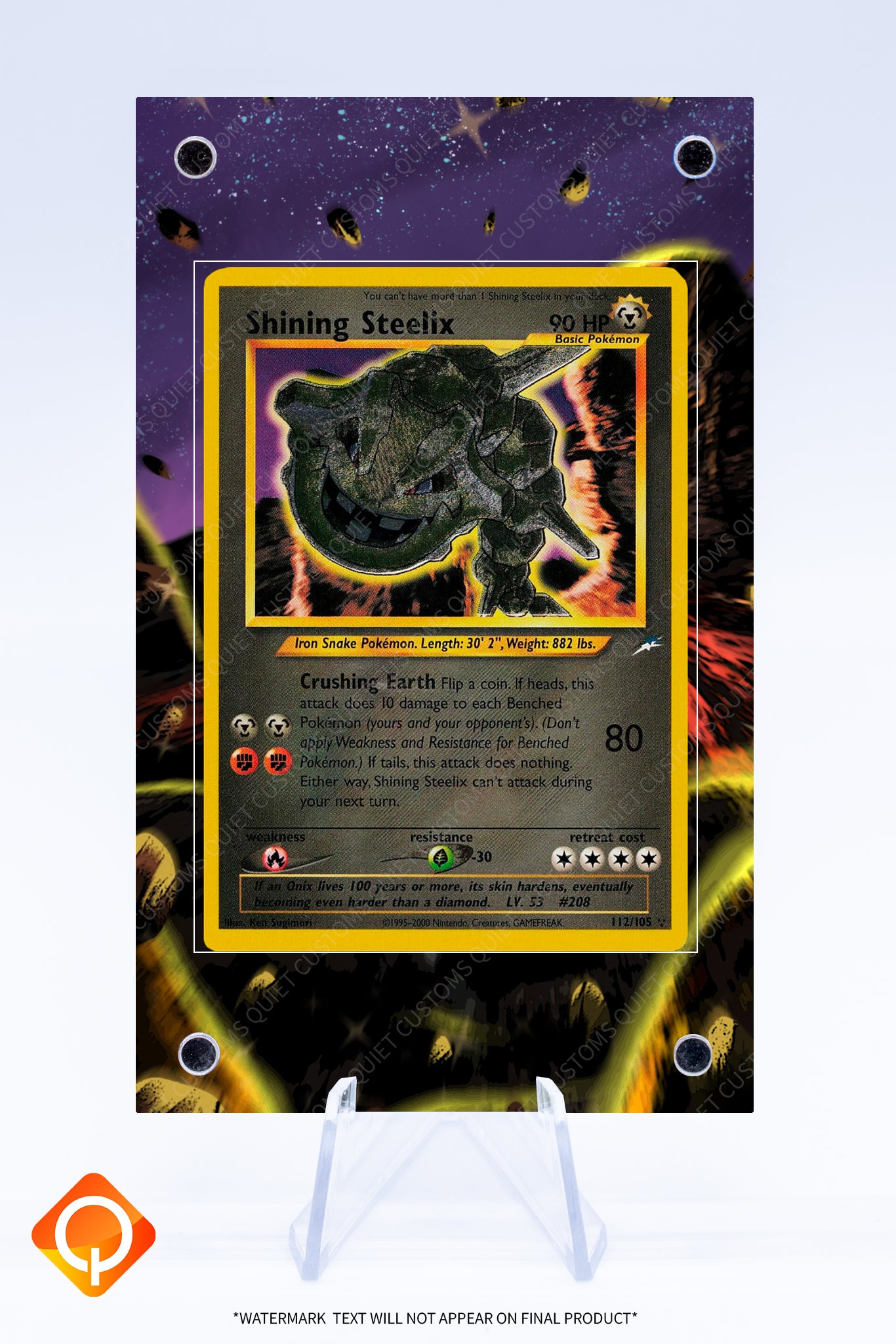 Steelix (Shining) 112 105 Case | Art Guard (Ungraded)