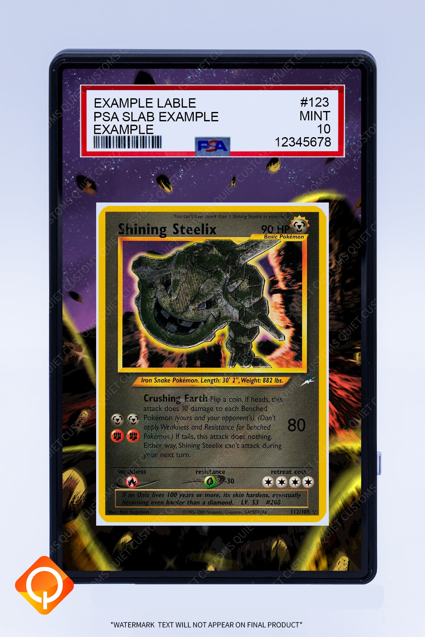Steelix (Shining) 112 105 (Graded) Case