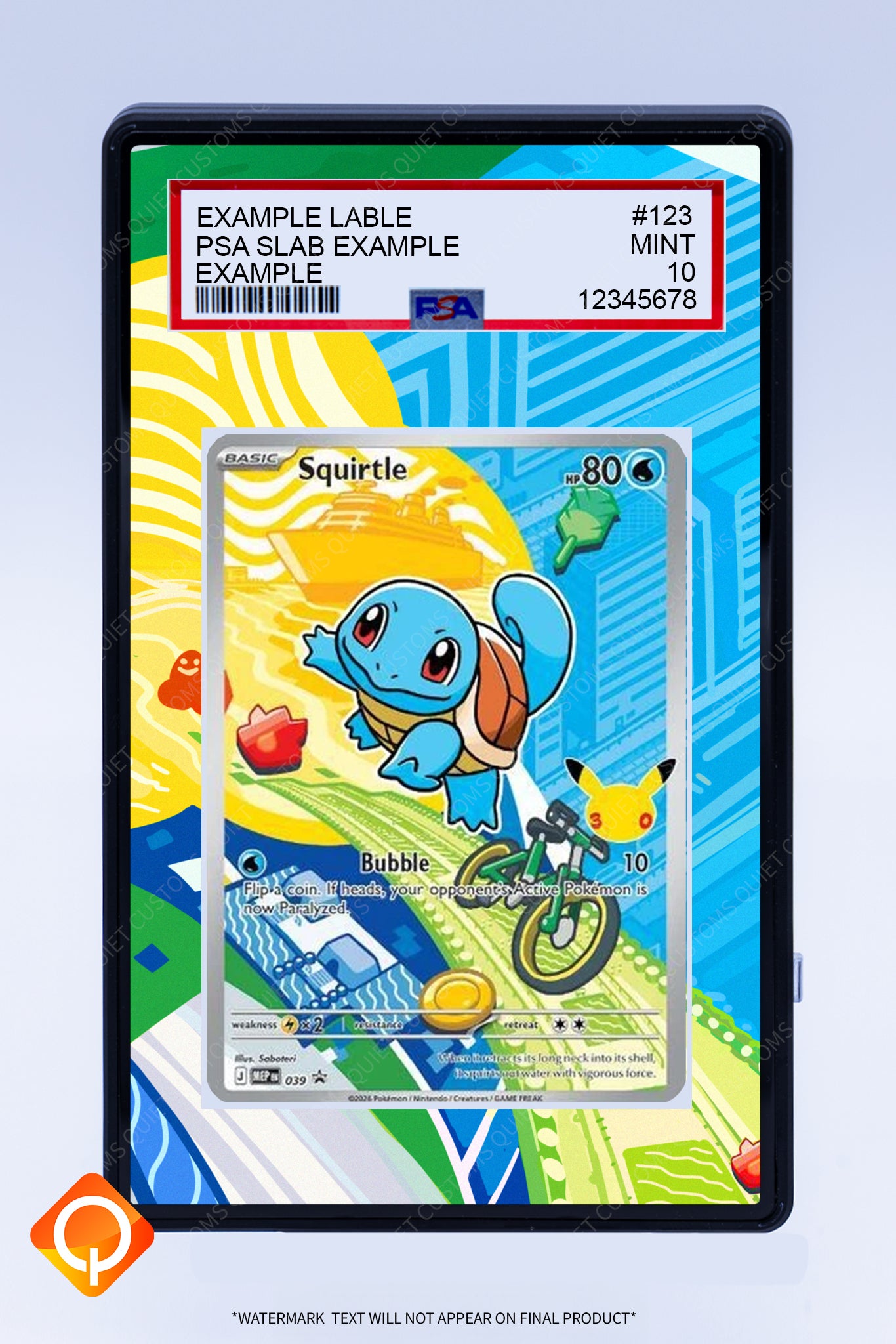 Squirtle 039 Promo (Graded) Case