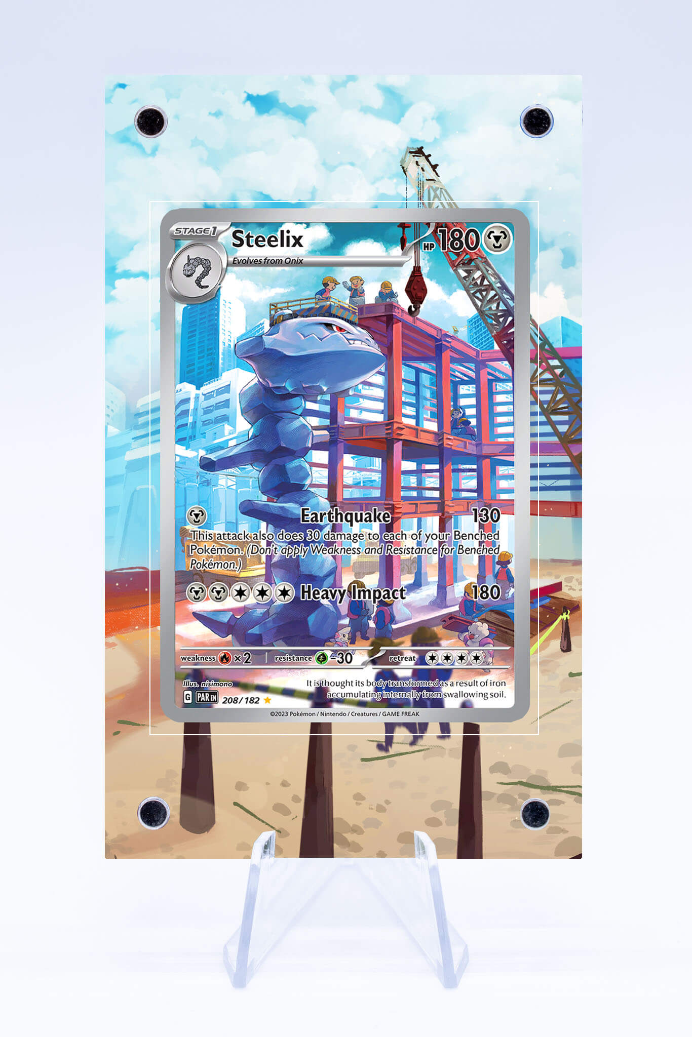 Steelix Case | Paradox Rift | Art Guard (Ungraded)