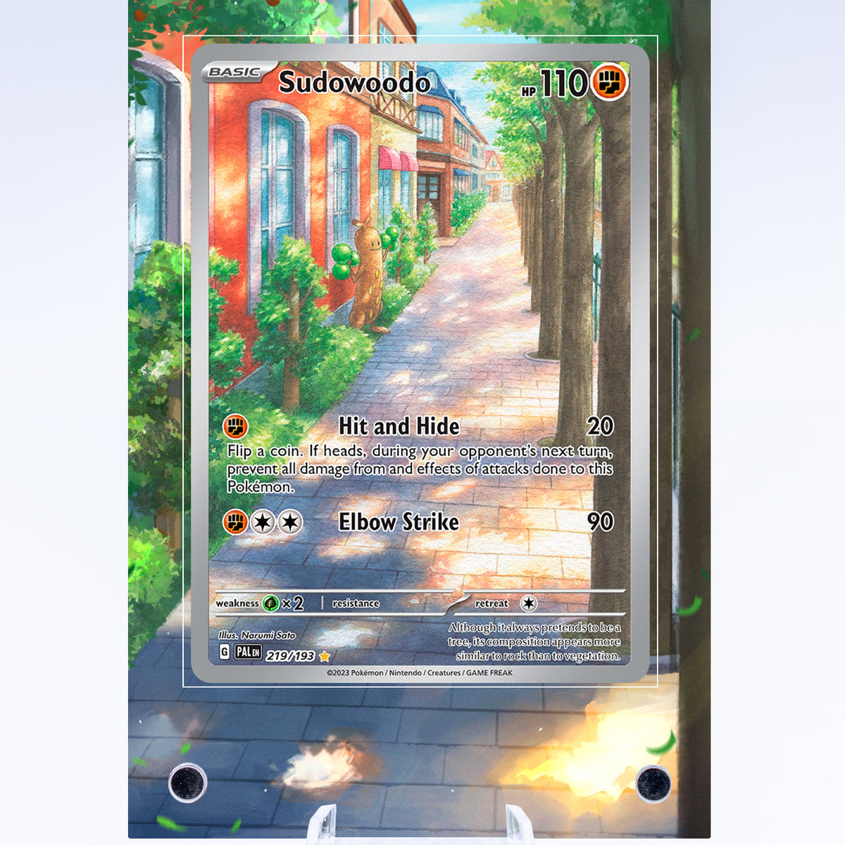 Sudowoodo 219 193 Case | Paldea Evolved