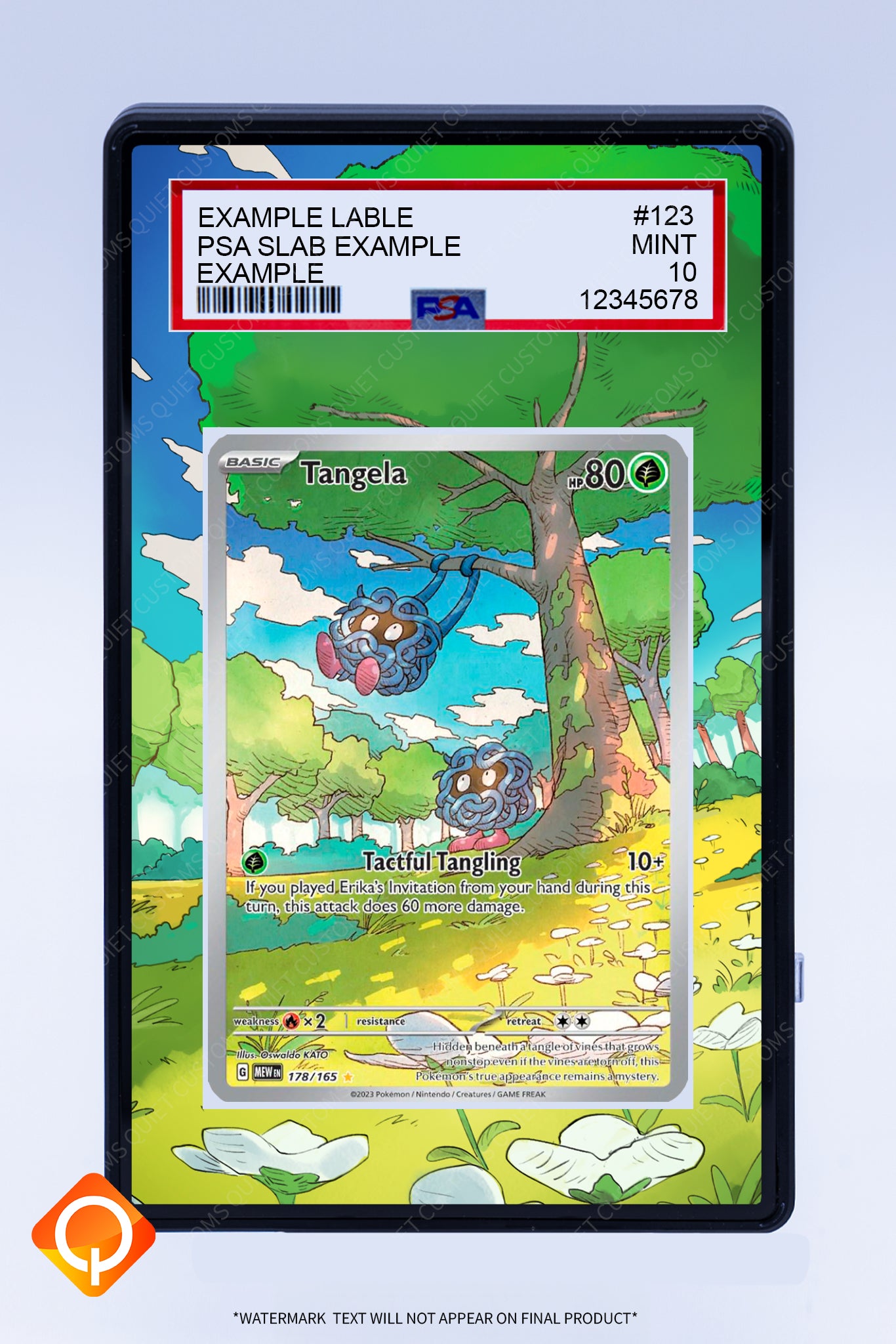 Tangela 178 165 (Graded) Case
