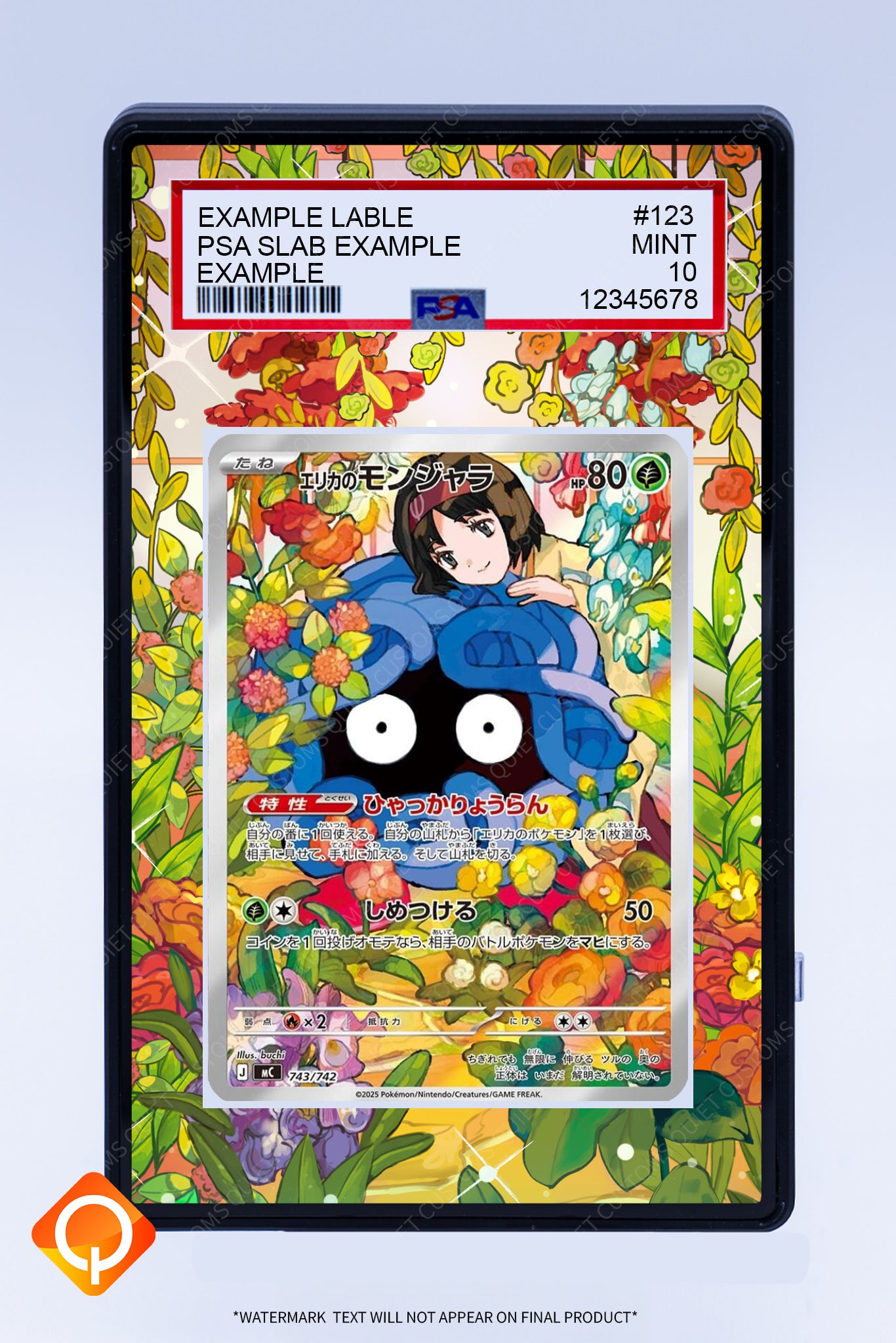 Erikas Tangela AR (Graded) Case