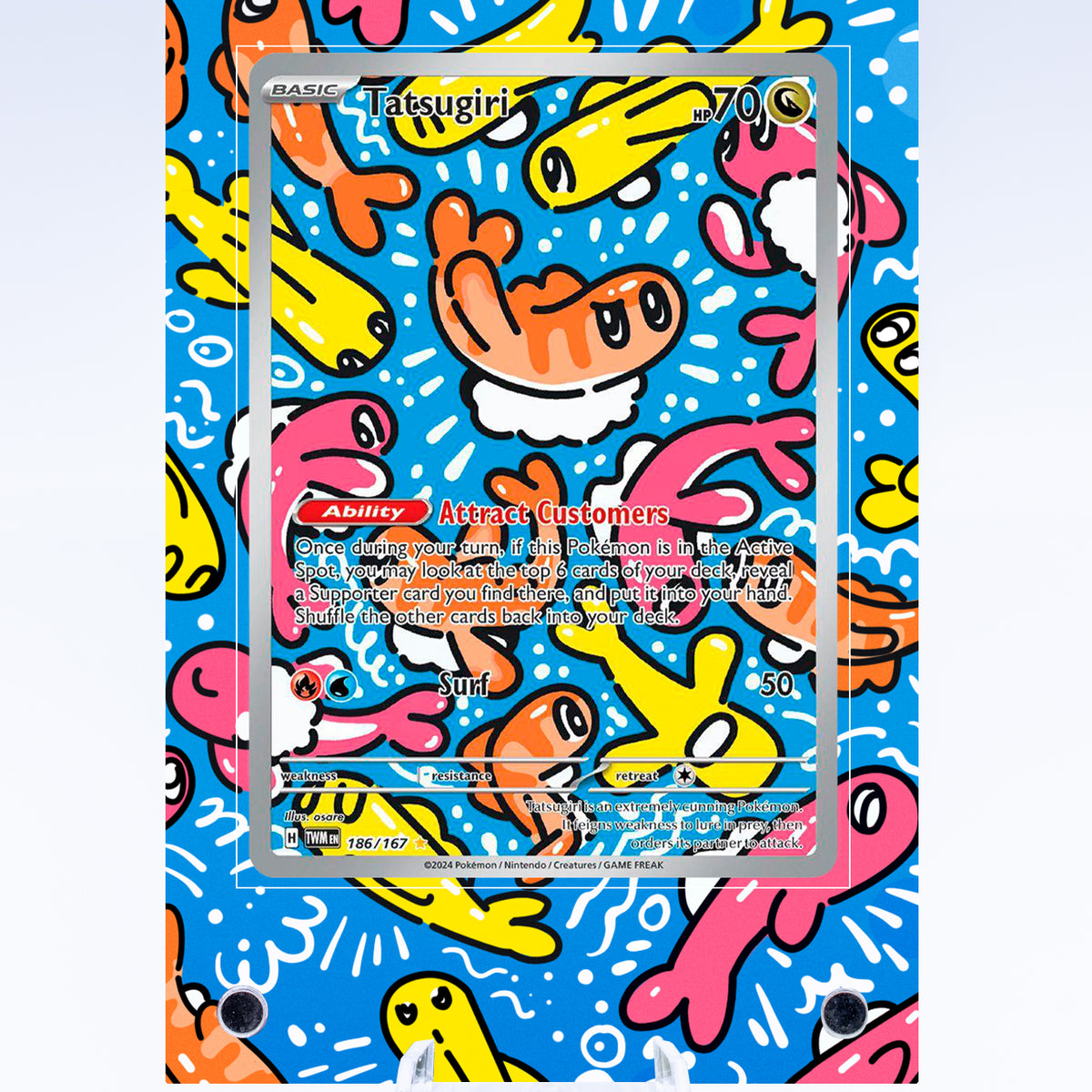 tatsugiri card sleeves Tatsugiri 186 167 Case