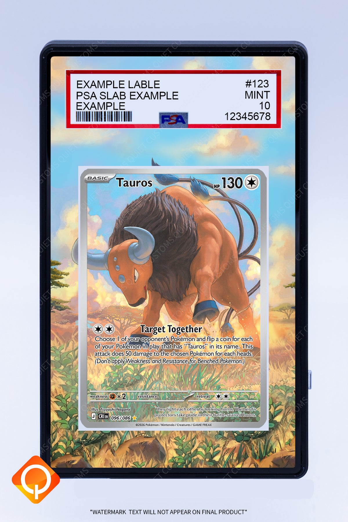 Tauros 096 086 (Graded) Case