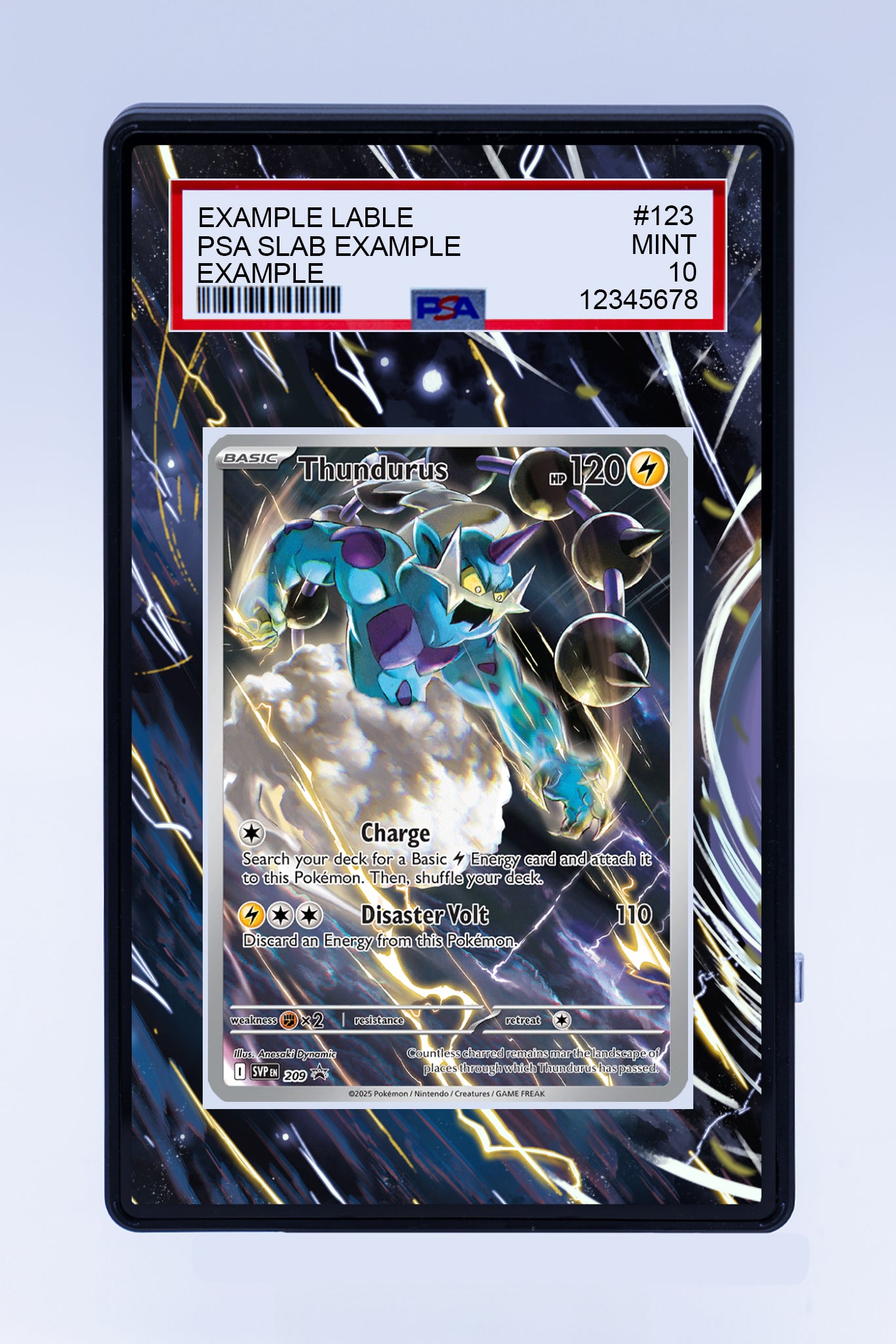 Thundurus 209 Promo (Graded) Case