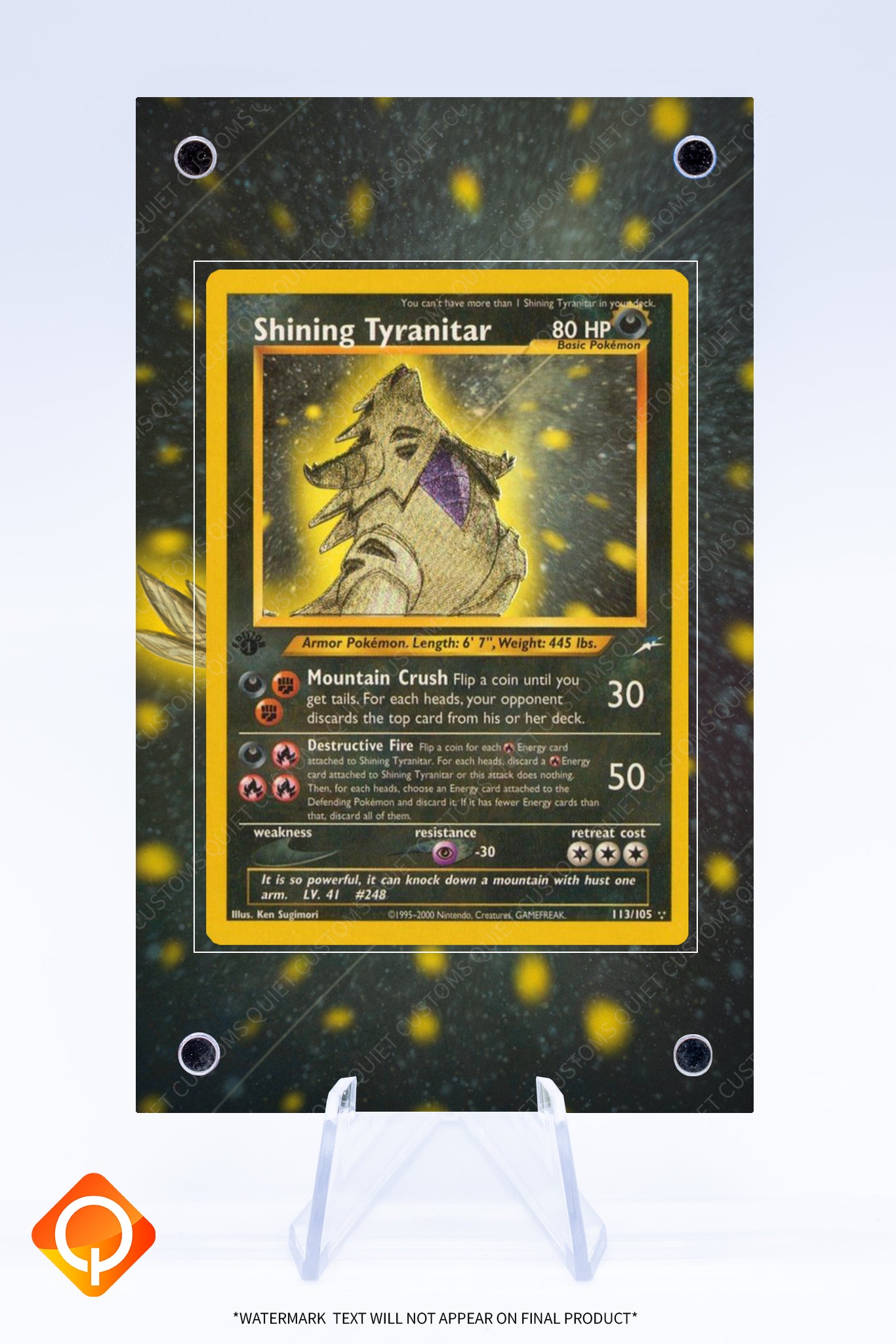 Tyranitar 113 105 Case | Art Guard (Ungraded)
