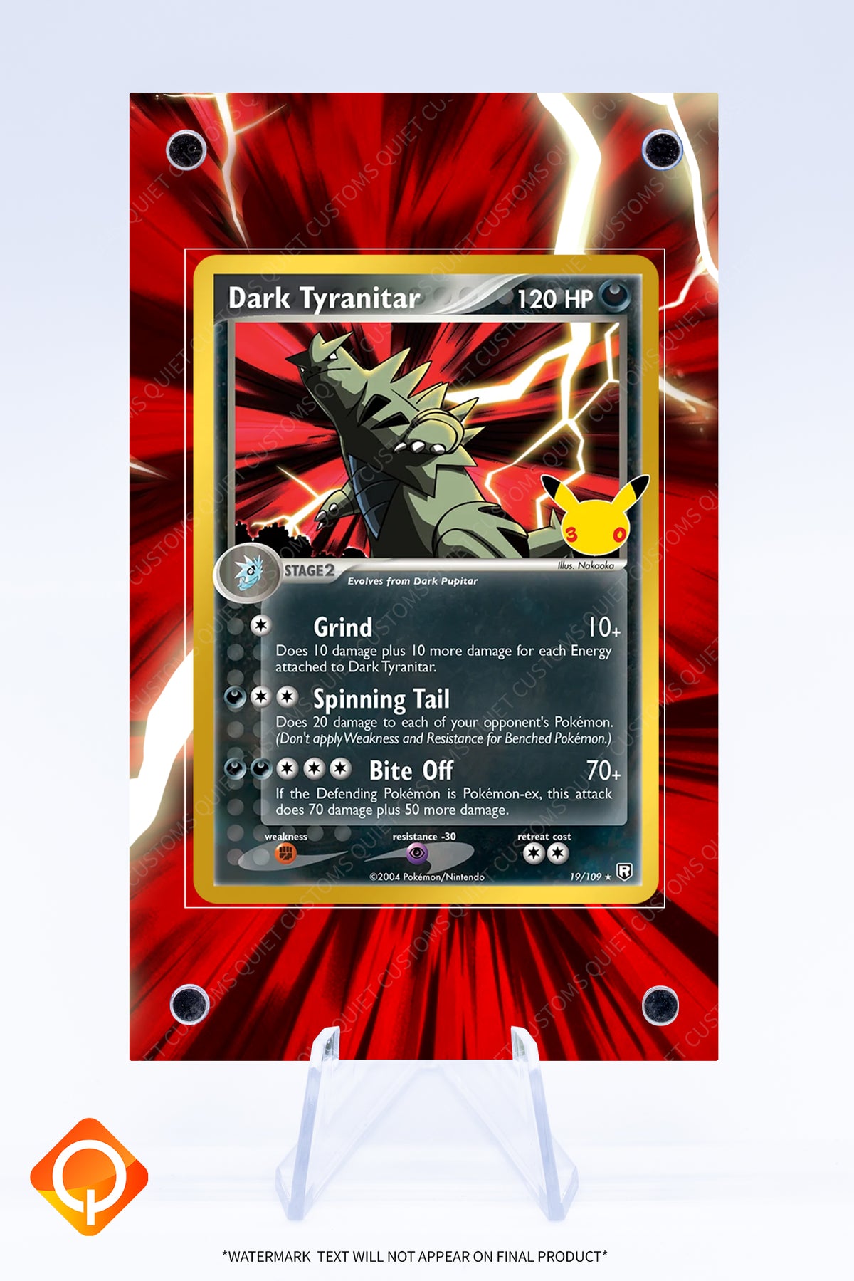 Tyranitar (Dark) 19 109 Case | Art Guard (Ungraded)