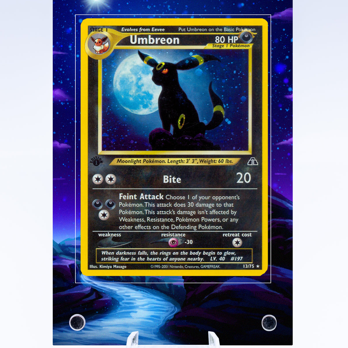 Umbreon 13 75 Case | Art Guard (Ungraded) Umbreon 13 75 Case | Art Guard (Ungraded)