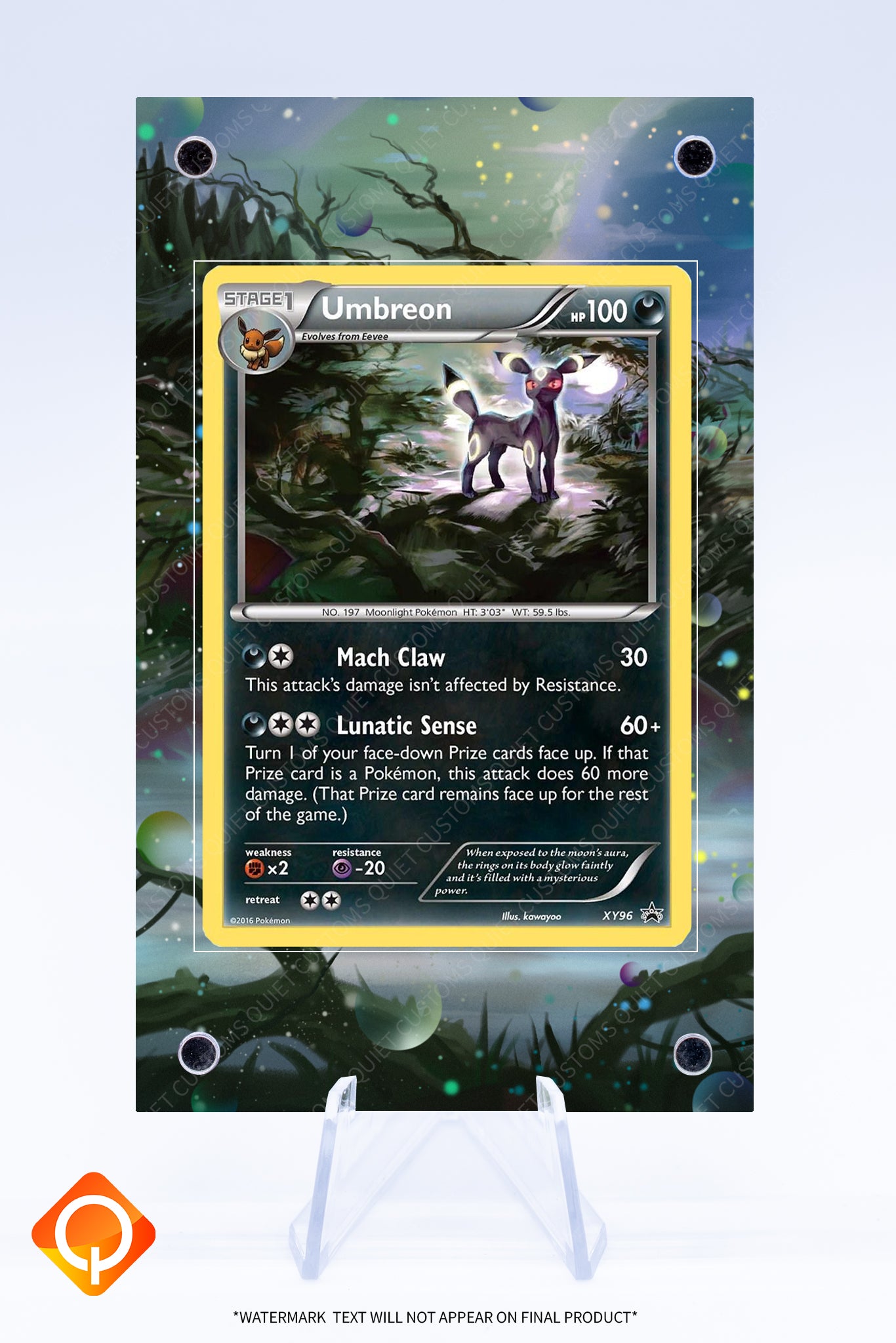 Umbreon XY96 Case | Art Guard (Ungraded)