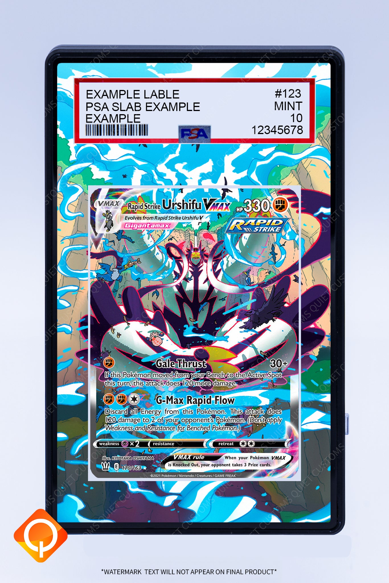 Urshifu VMAX 170 163 (Graded) Case