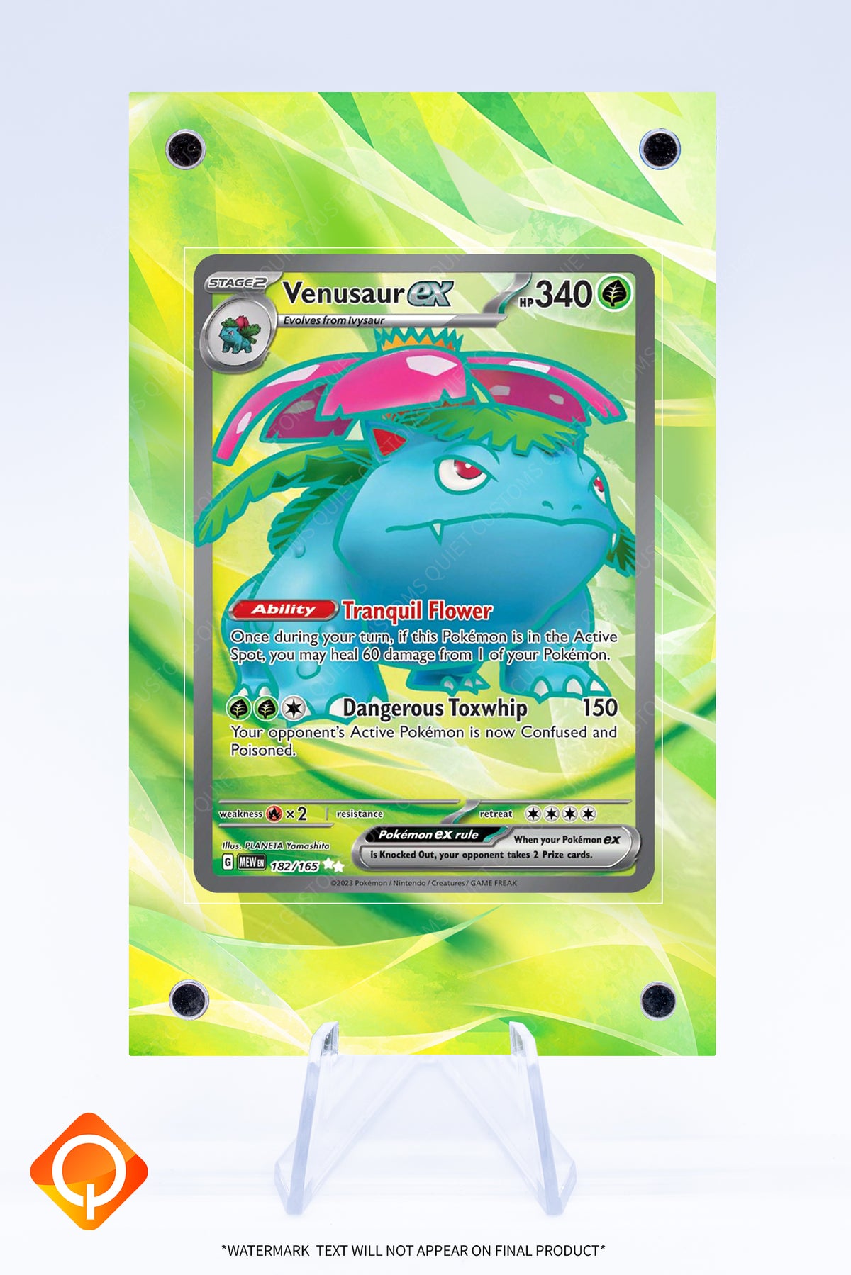 Venusaur EX 182 165 Case | Art Guard (Ungraded)